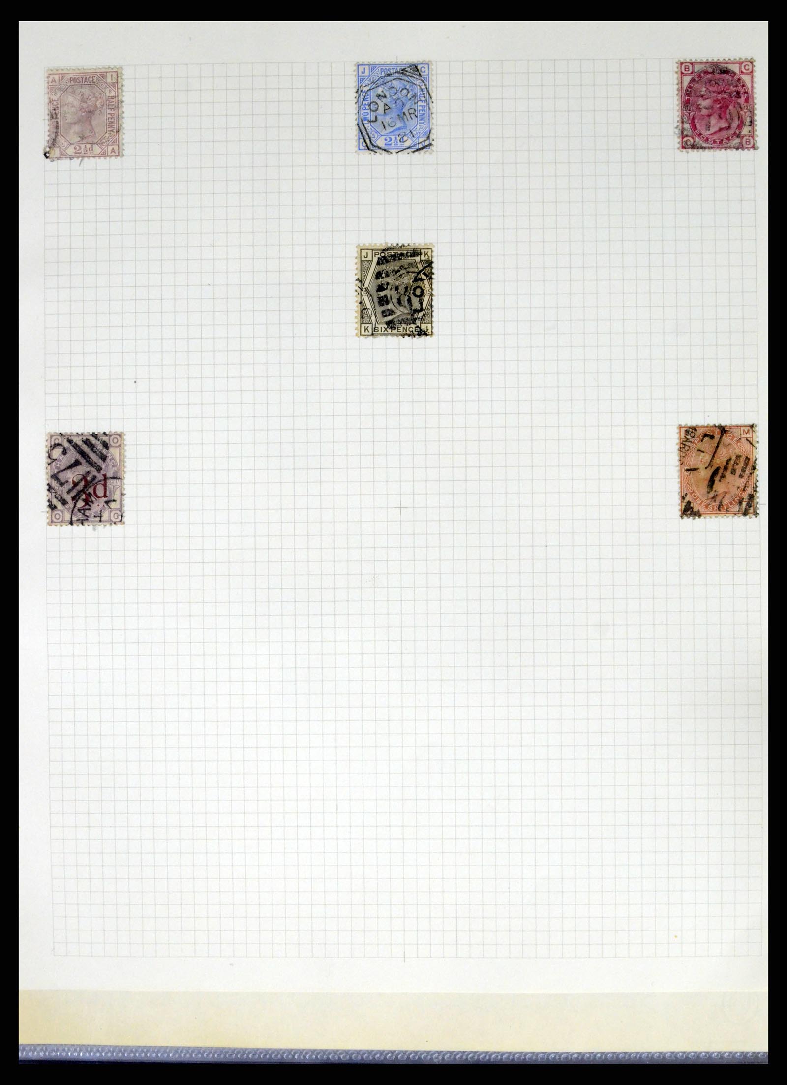 37644 018 - Postzegelverzameling 37644 Engeland 1840-1951.
