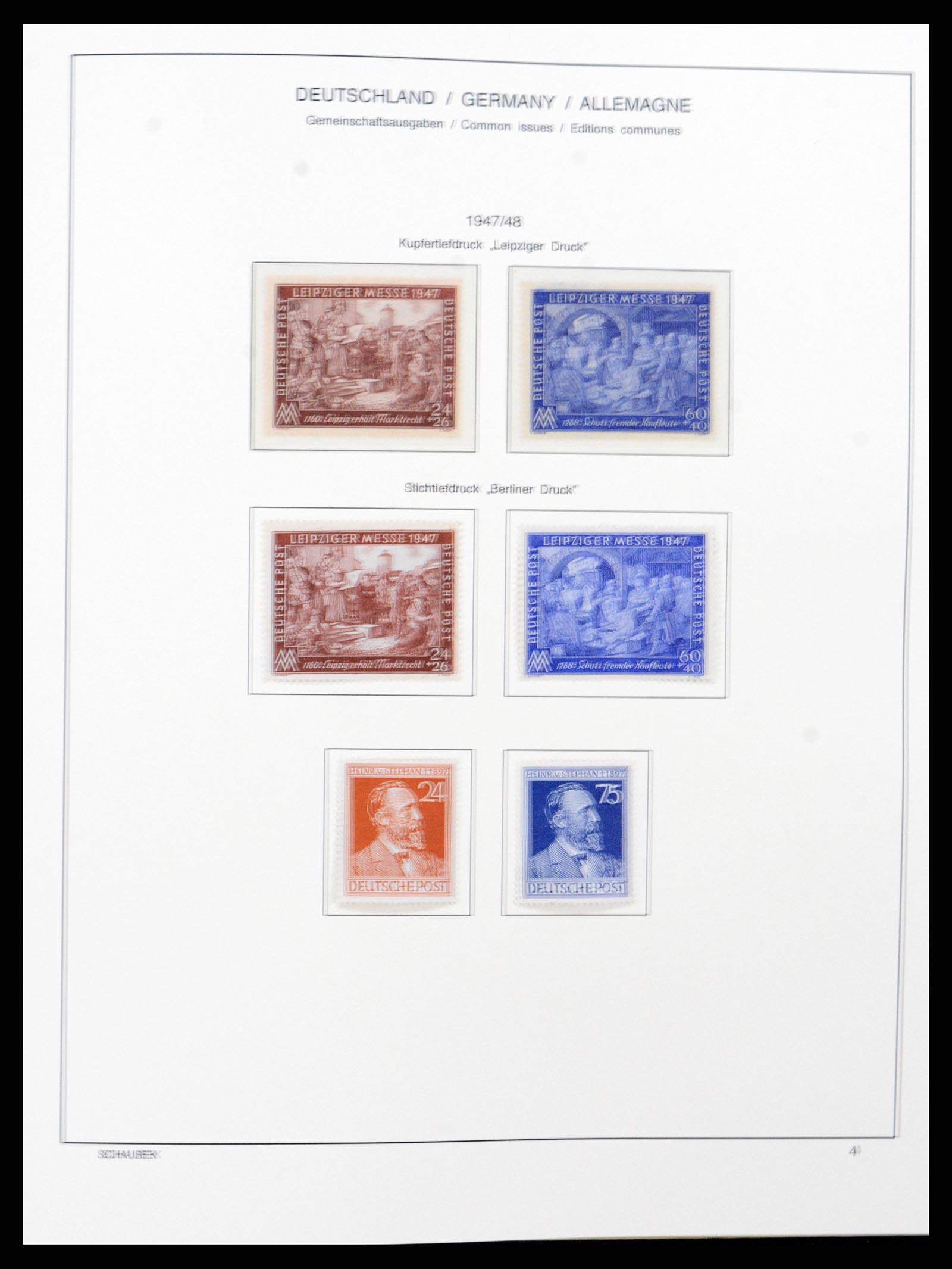 37645 005 - Stamp collection 37645 German Zones 1945-1949.
