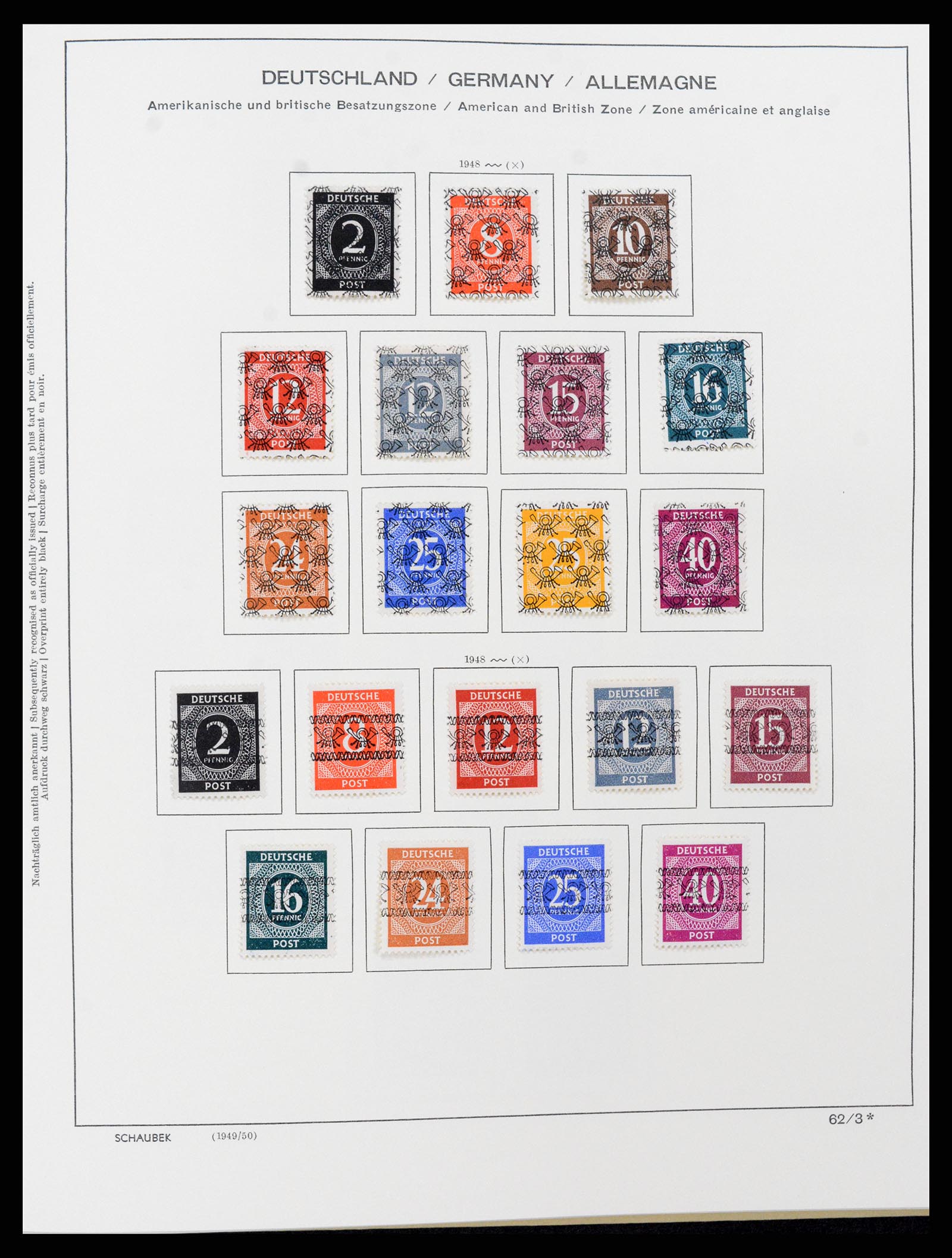 37645 012 - Stamp collection 37645 German Zones 1945-1949.