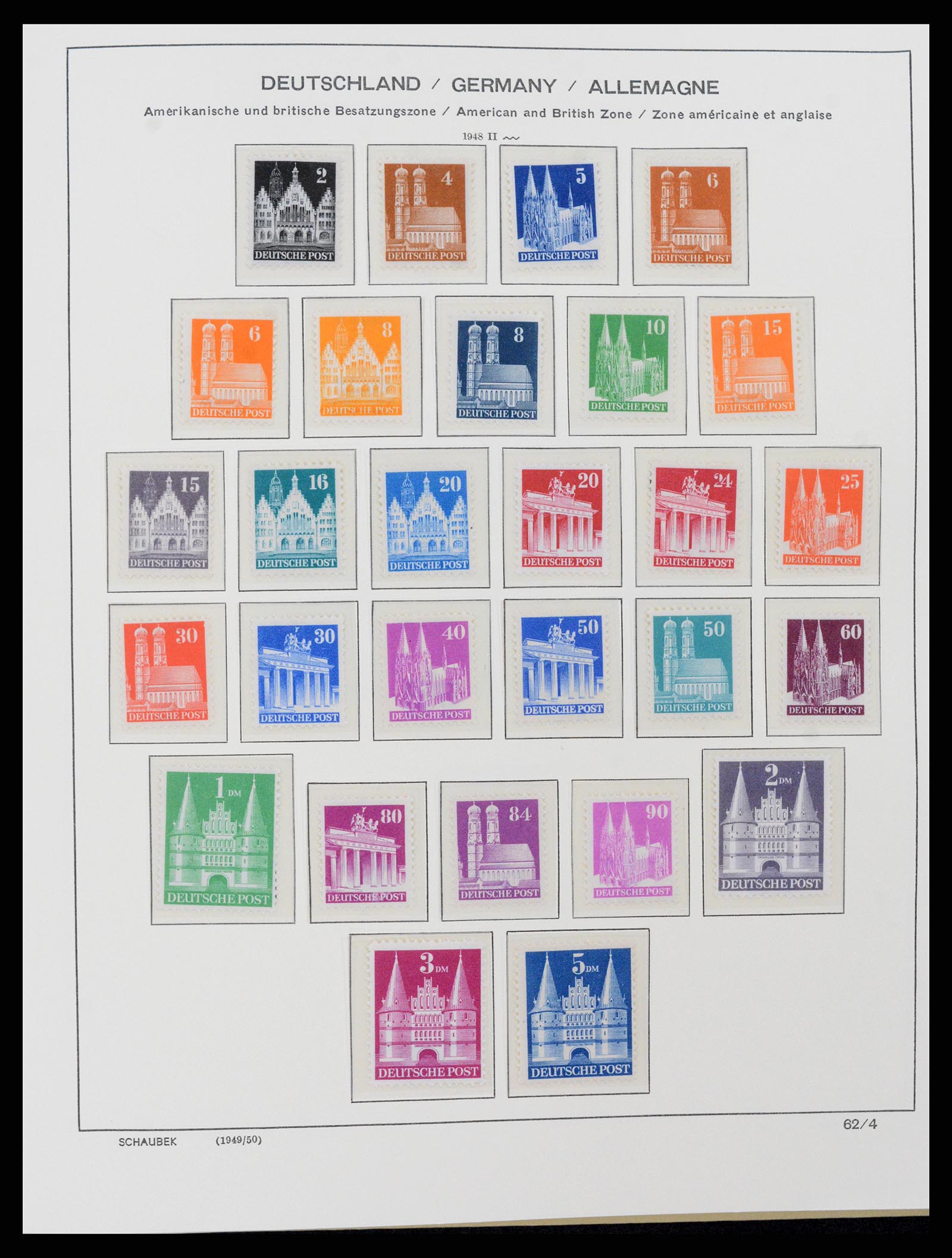 37645 013 - Postzegelverzameling 37645 Duitse Zones 1945-1949.
