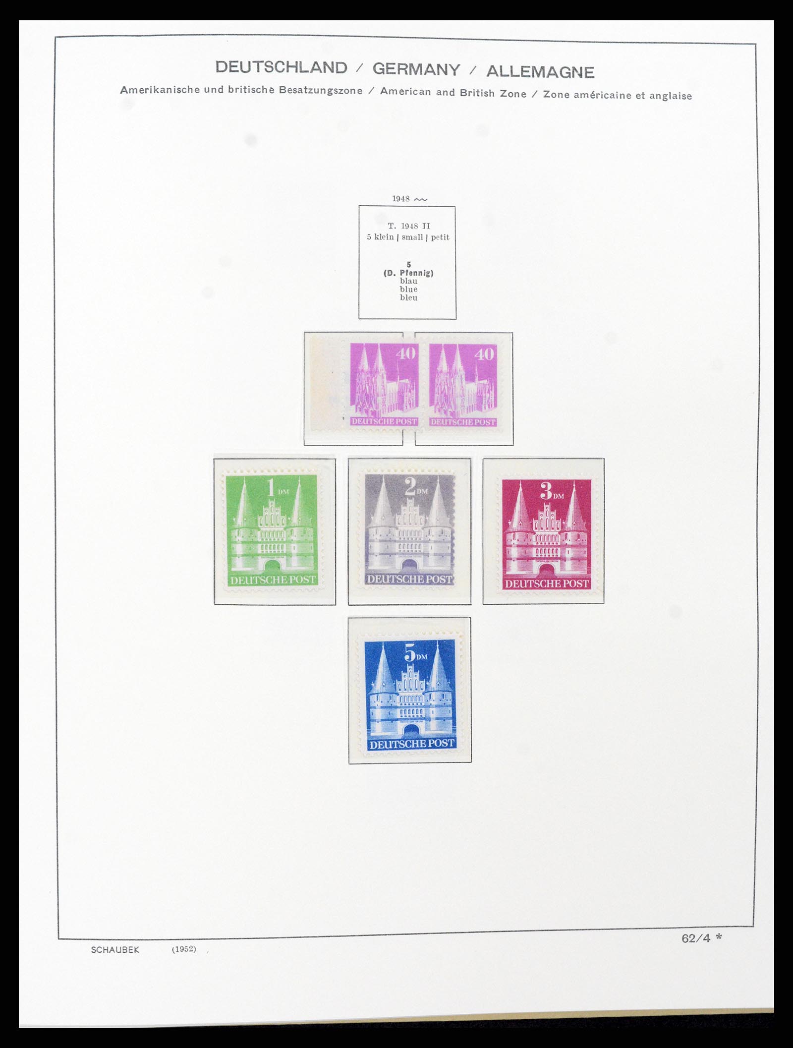 37645 014 - Stamp collection 37645 German Zones 1945-1949.