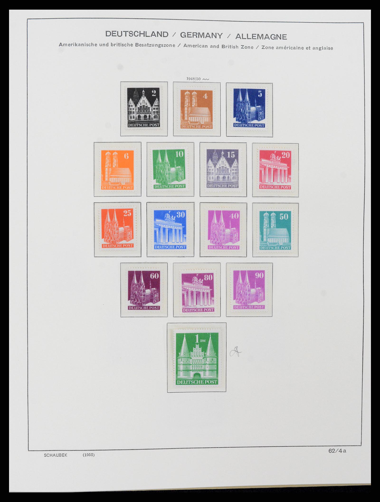37645 015 - Postzegelverzameling 37645 Duitse Zones 1945-1949.