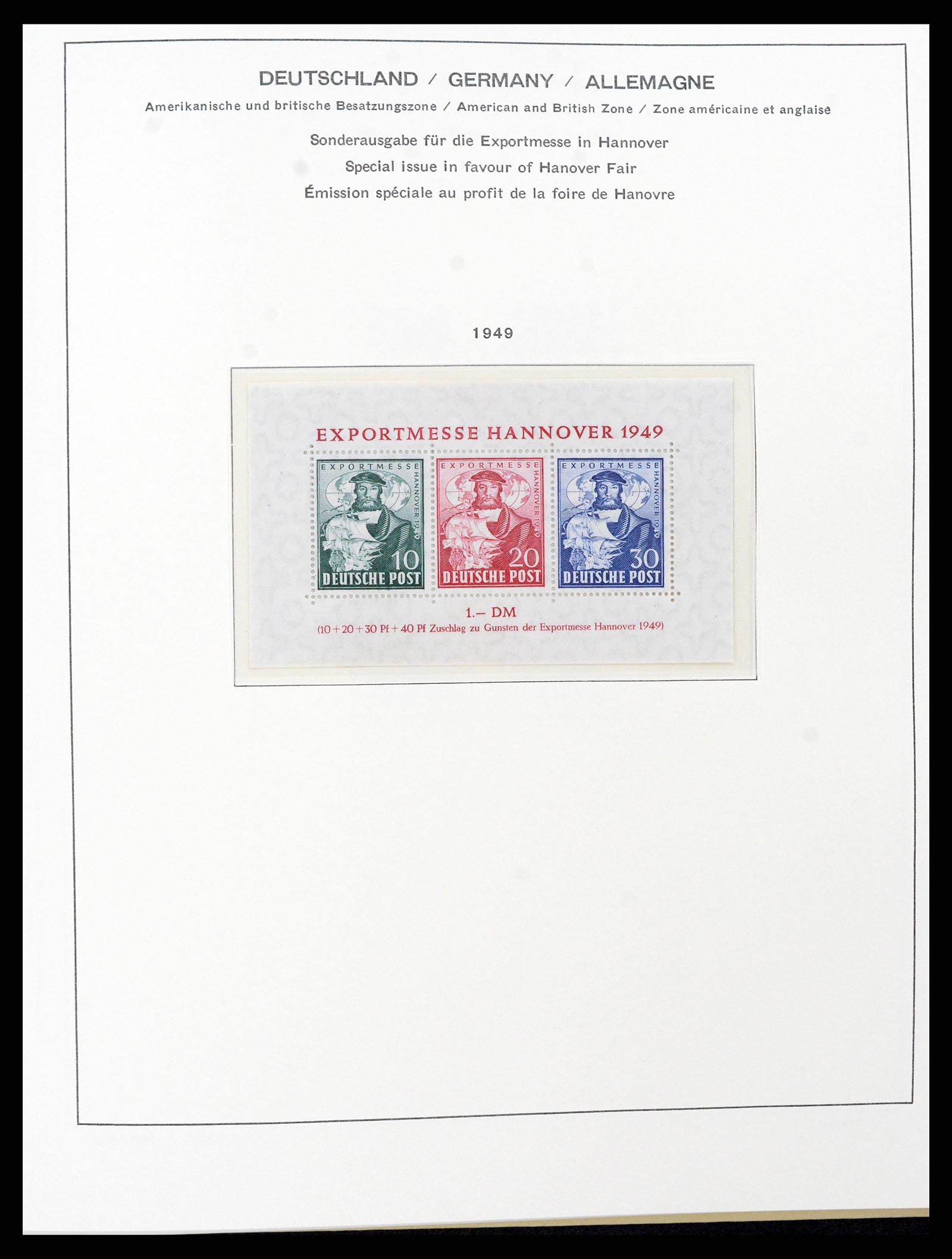 37645 017 - Stamp collection 37645 German Zones 1945-1949.