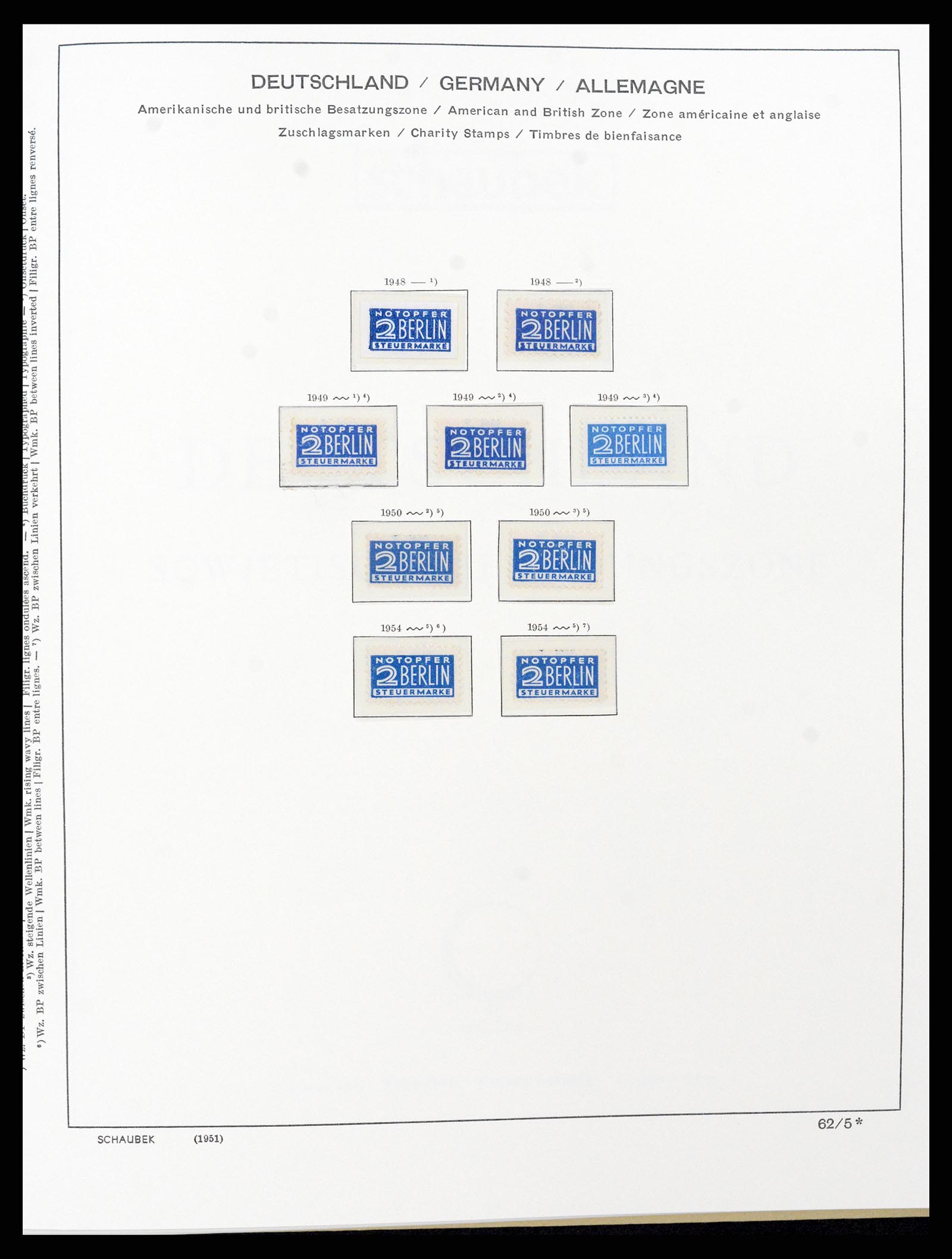 37645 018 - Stamp collection 37645 German Zones 1945-1949.