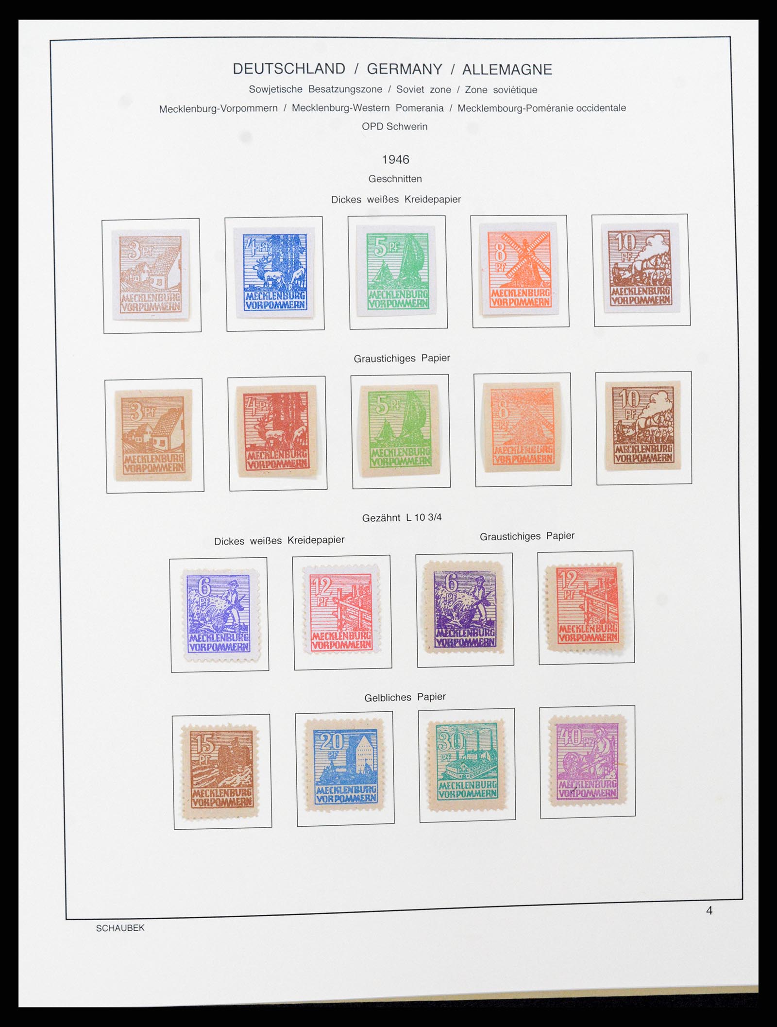 37645 022 - Stamp collection 37645 German Zones 1945-1949.