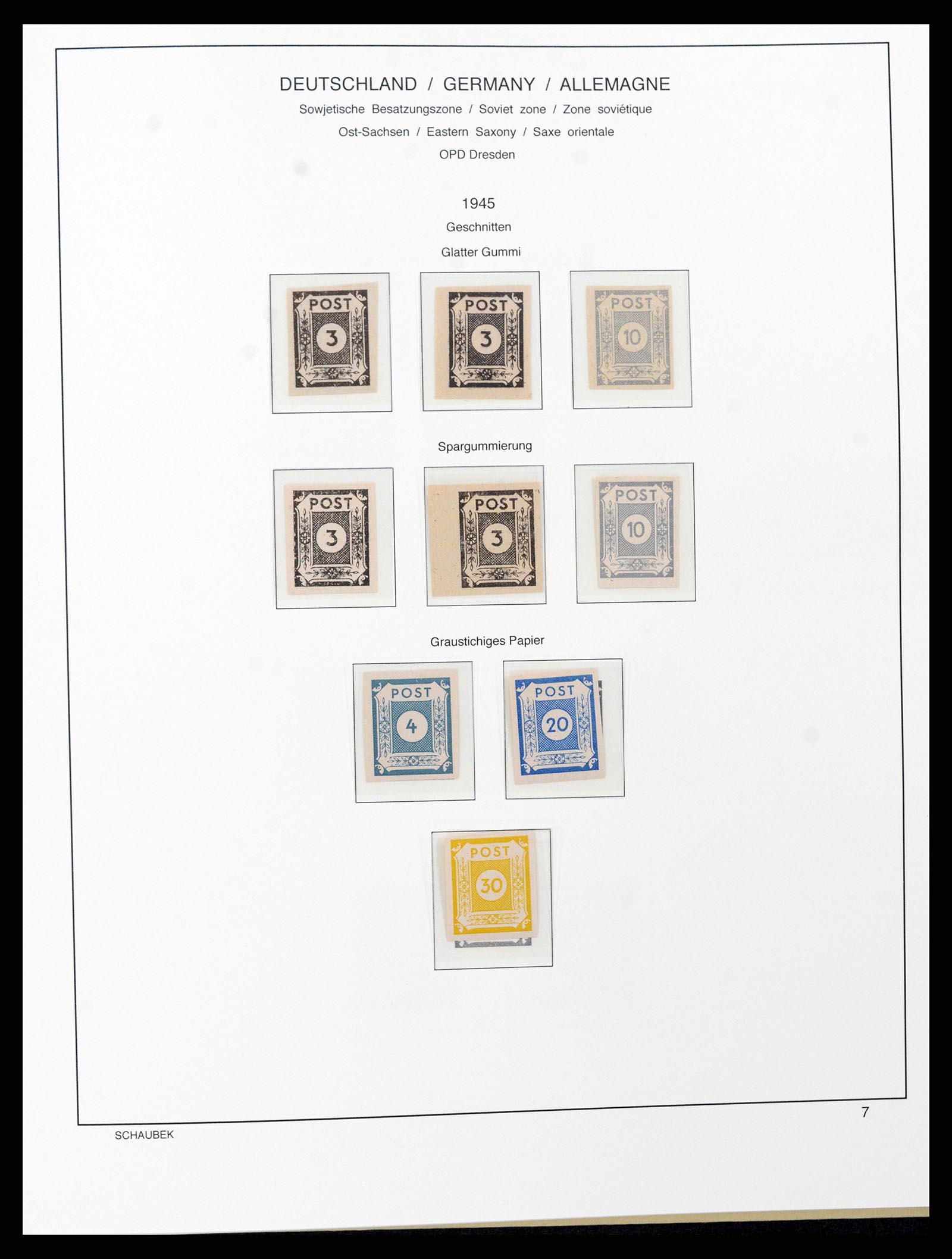 37645 025 - Postzegelverzameling 37645 Duitse Zones 1945-1949.