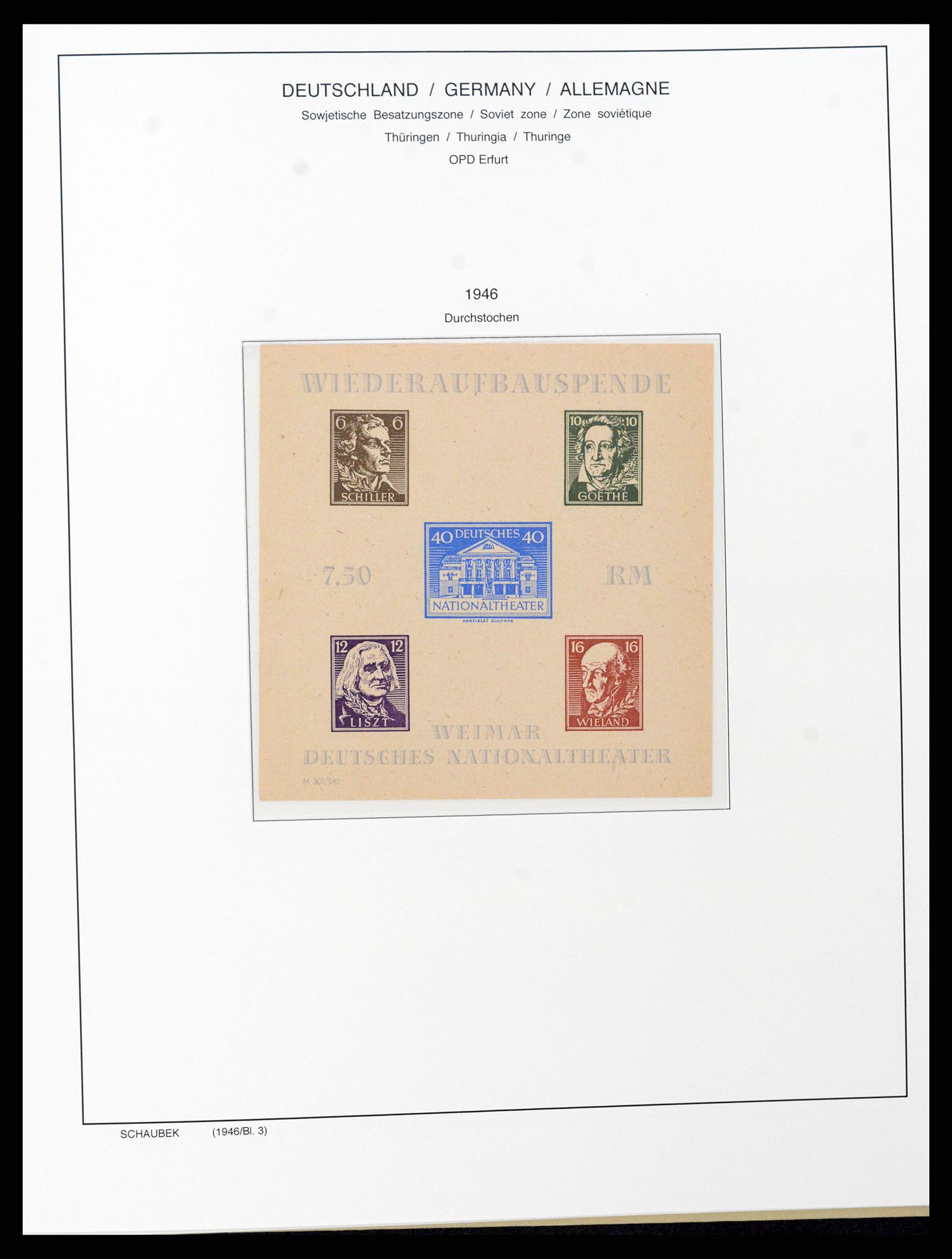37645 037 - Postzegelverzameling 37645 Duitse Zones 1945-1949.