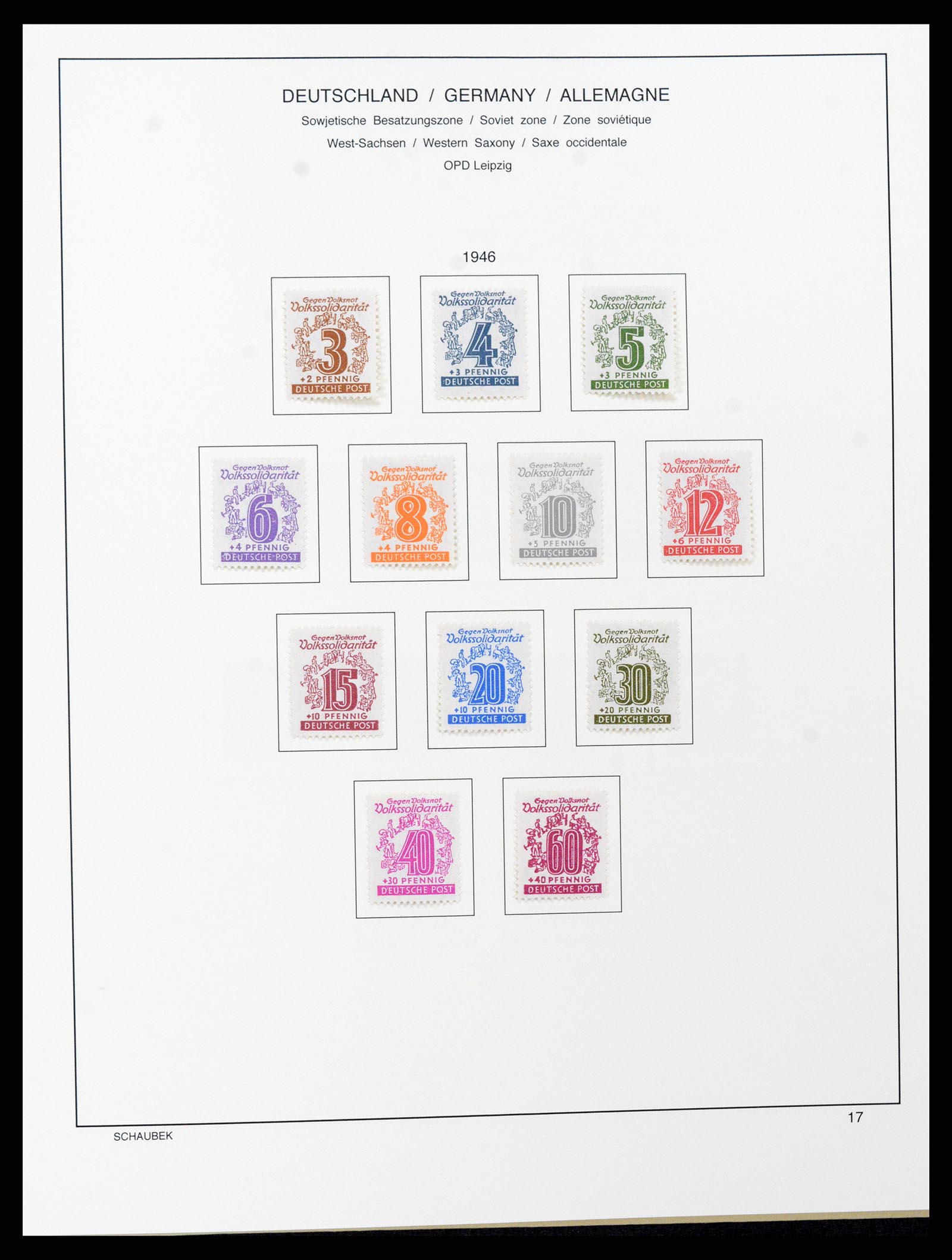 37645 041 - Postzegelverzameling 37645 Duitse Zones 1945-1949.