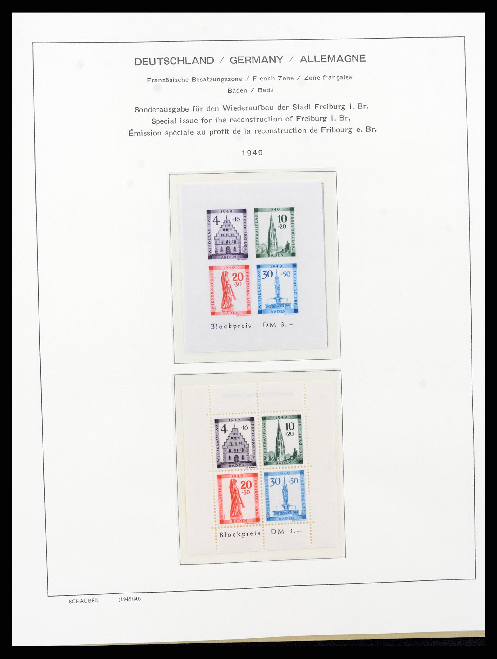 37645 061 - Stamp collection 37645 German Zones 1945-1949.