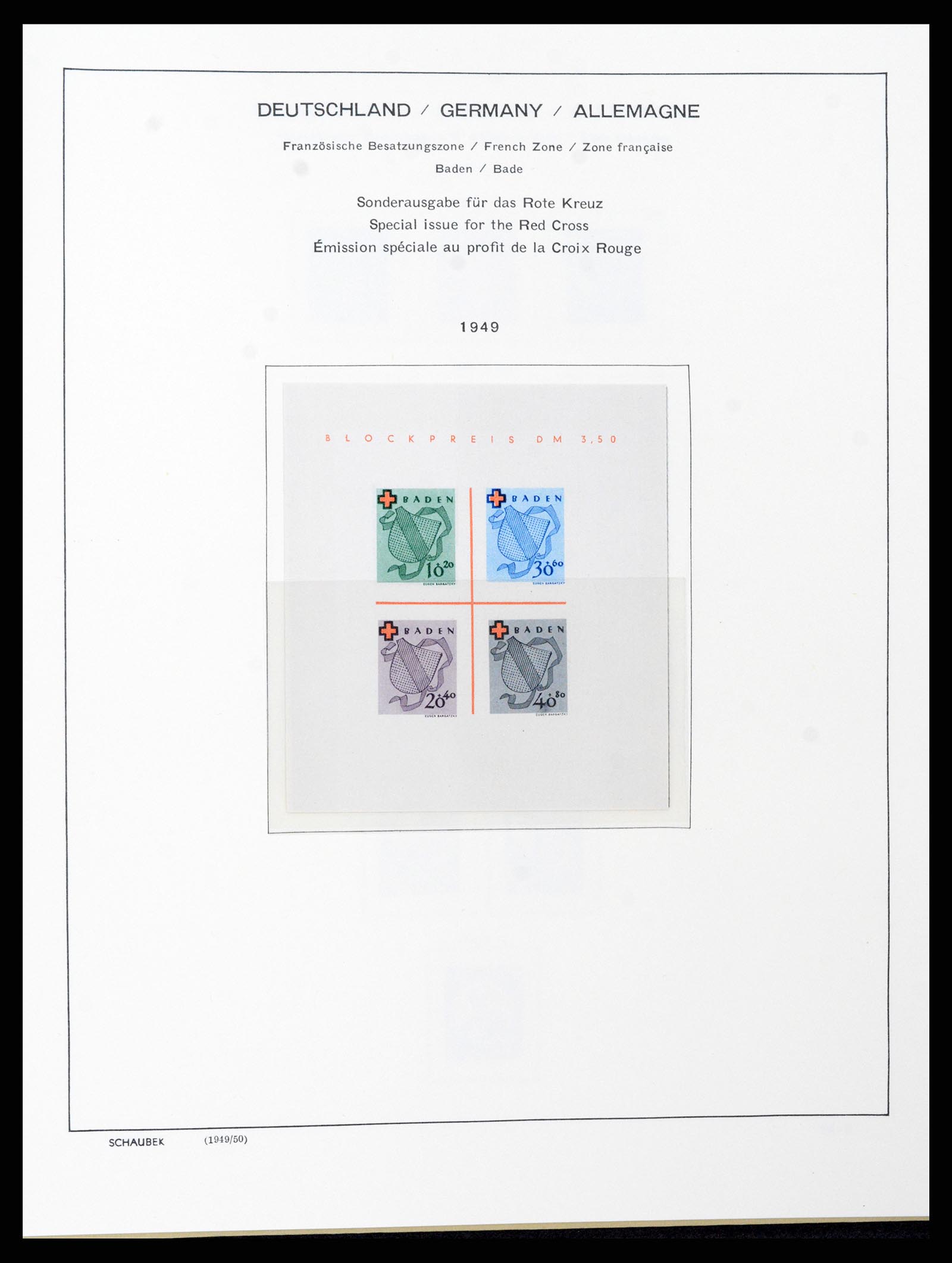 37645 062 - Stamp collection 37645 German Zones 1945-1949.