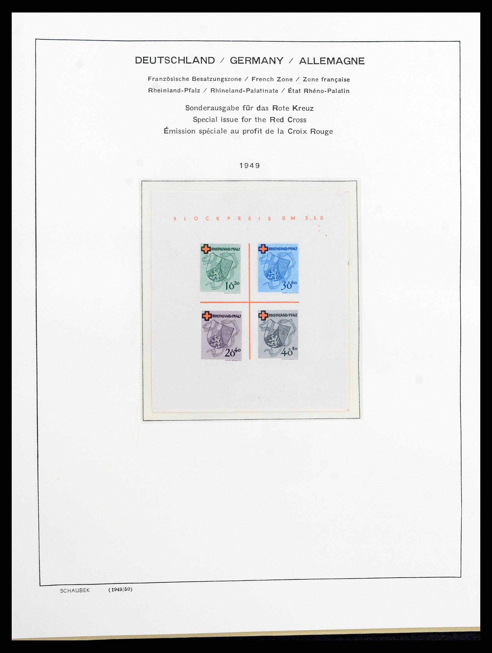 37645 067 - Stamp collection 37645 German Zones 1945-1949.