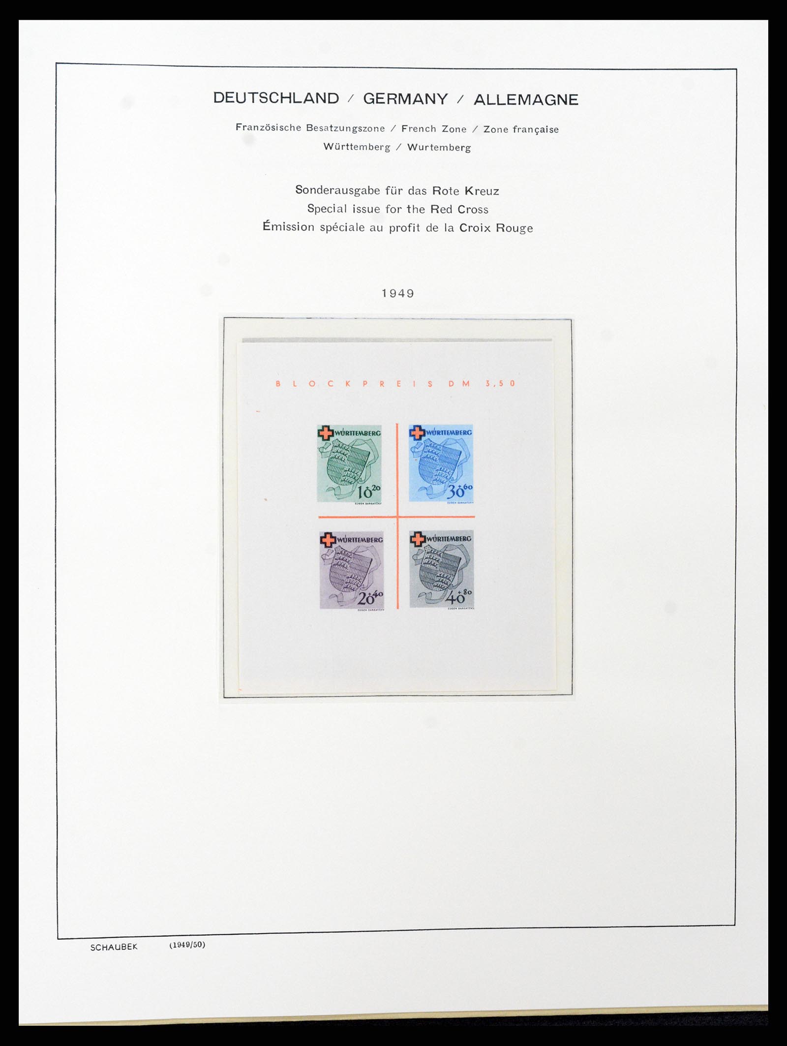 37645 071 - Stamp collection 37645 German Zones 1945-1949.