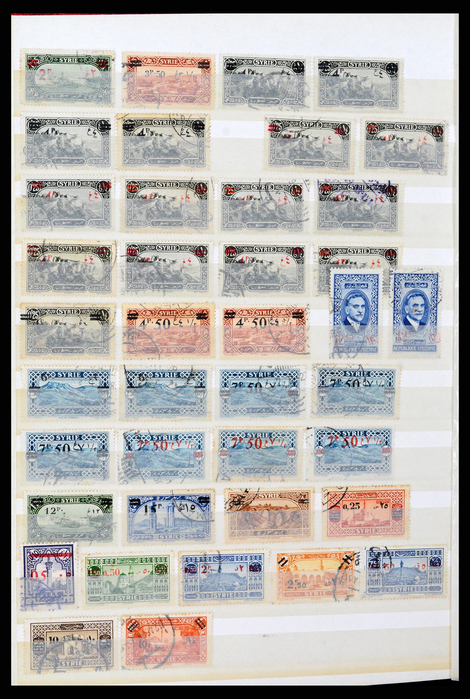 37646 007 - Postzegelverzameling 37646 Syrië 1920-1995.