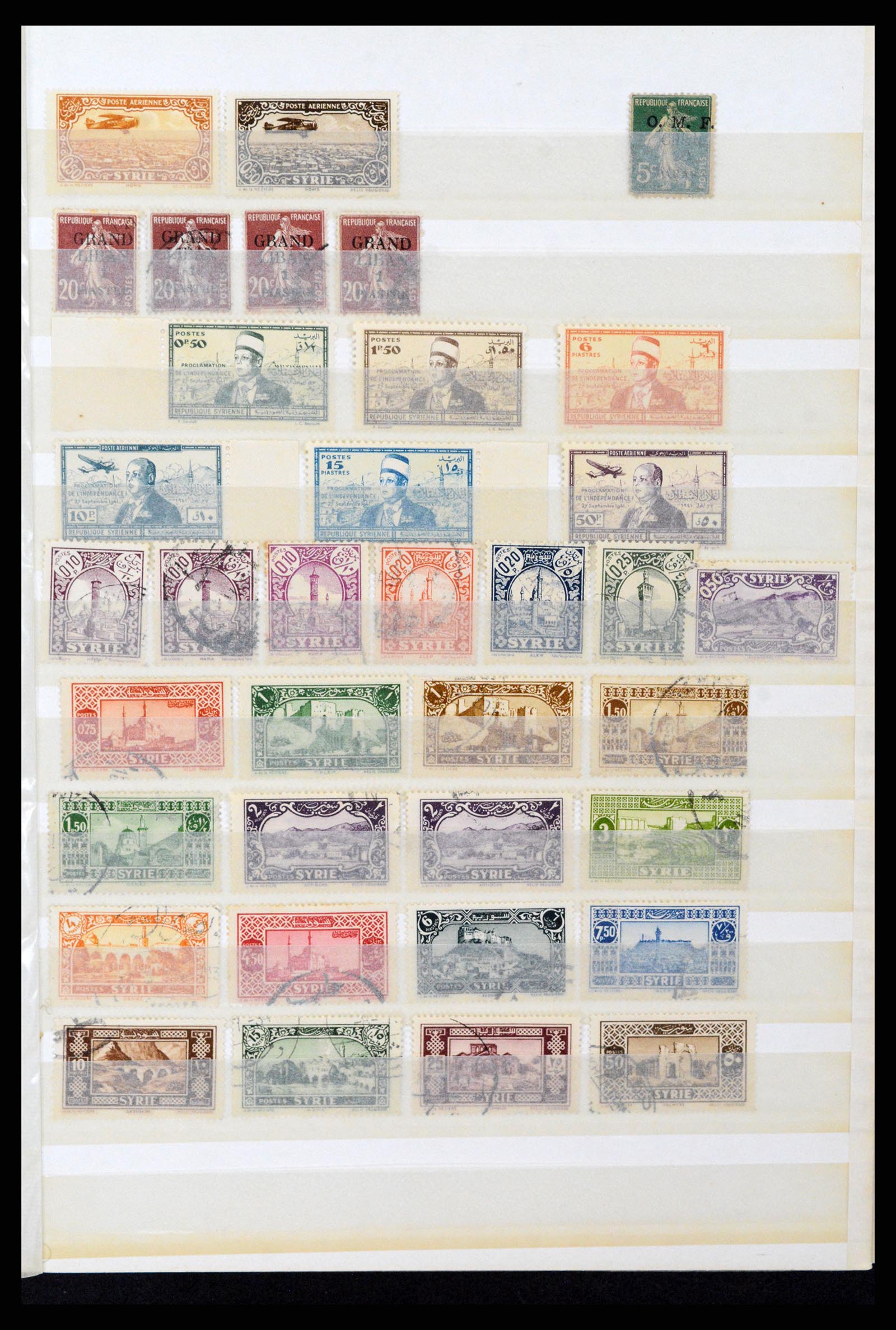 37646 008 - Postzegelverzameling 37646 Syrië 1920-1995.