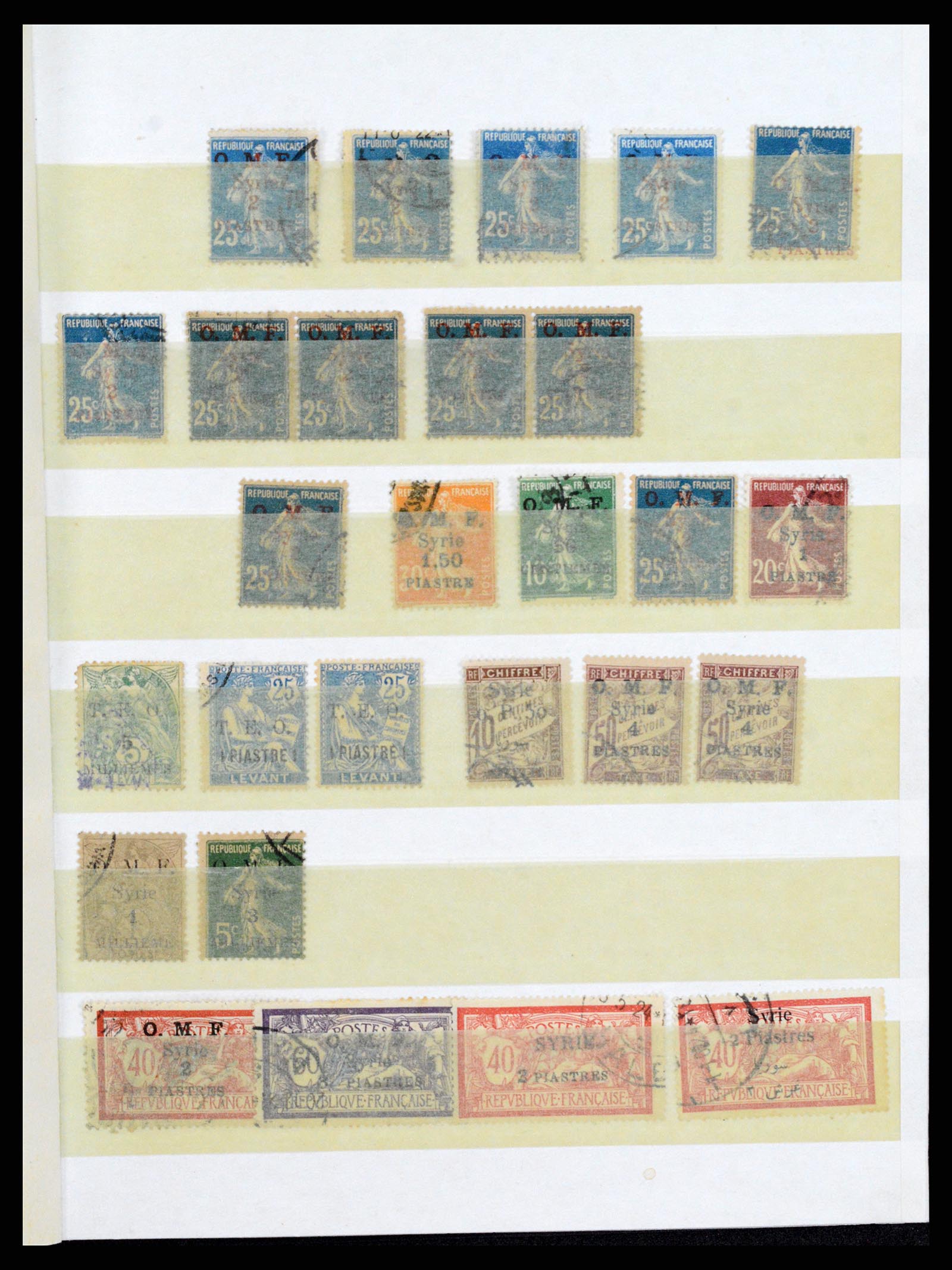 37646 063 - Postzegelverzameling 37646 Syrië 1920-1995.