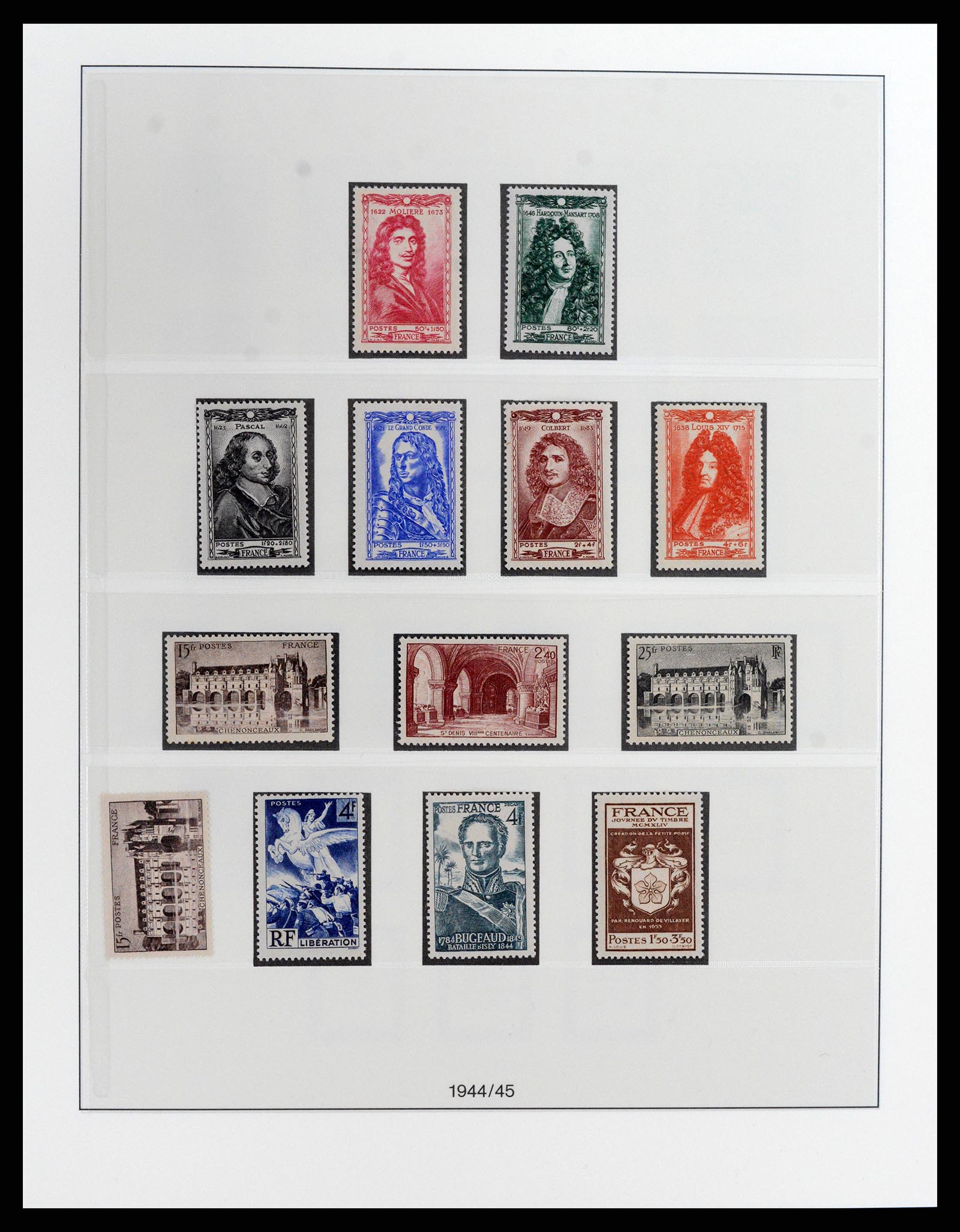 37647 001 - Postzegelverzameling 37647 Frankrijk 1945-20002.