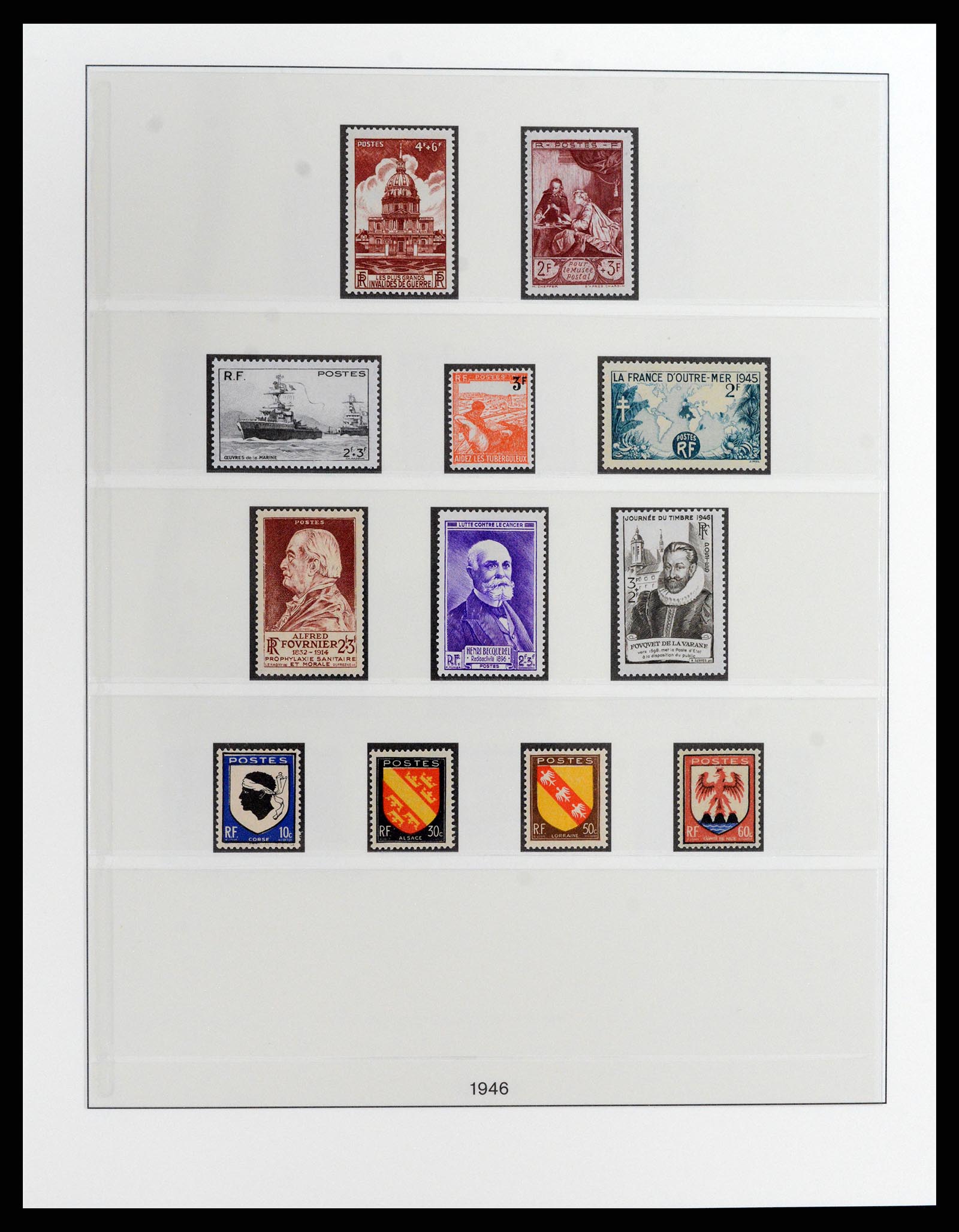 37647 008 - Postzegelverzameling 37647 Frankrijk 1945-20002.
