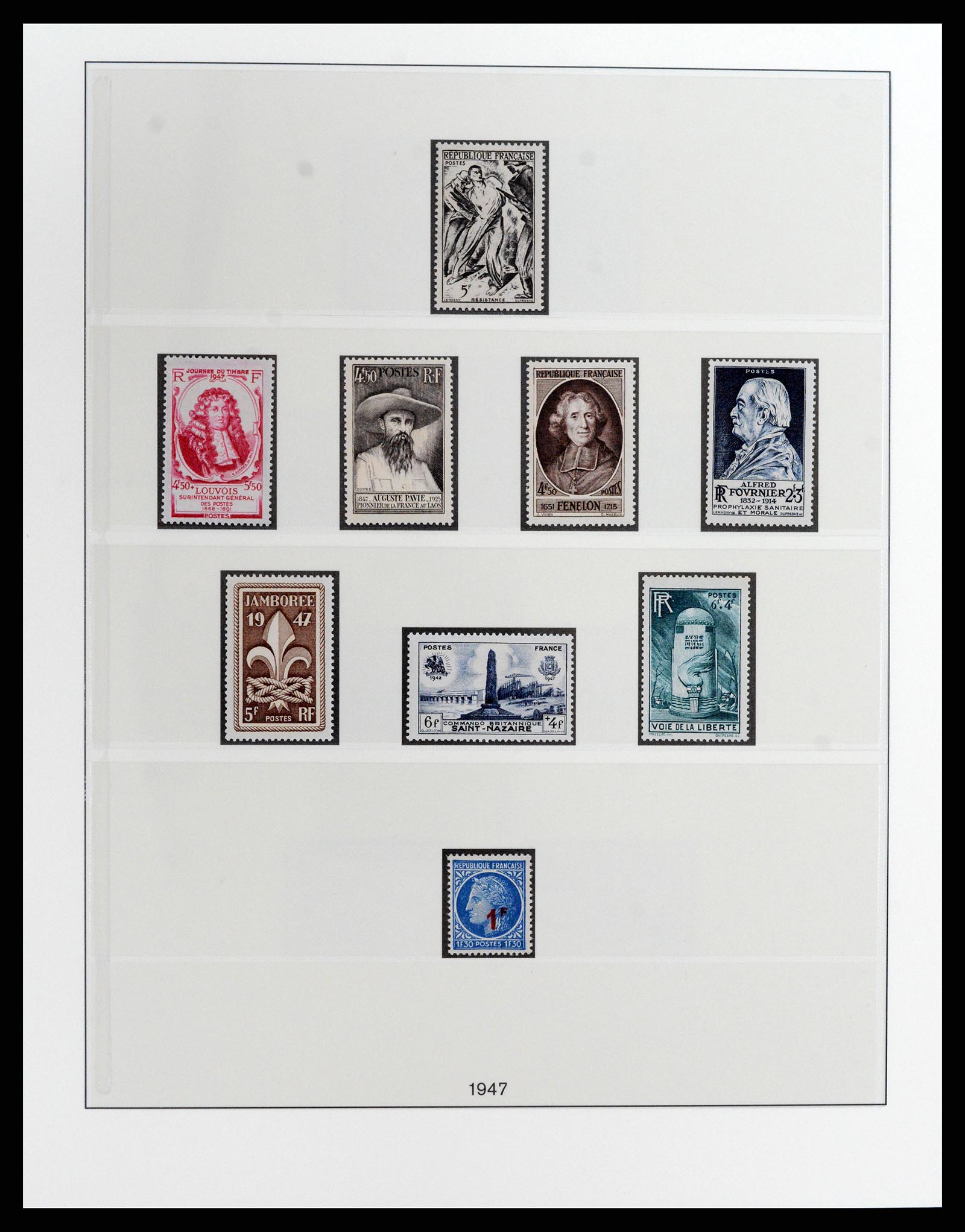 37647 011 - Postzegelverzameling 37647 Frankrijk 1945-20002.