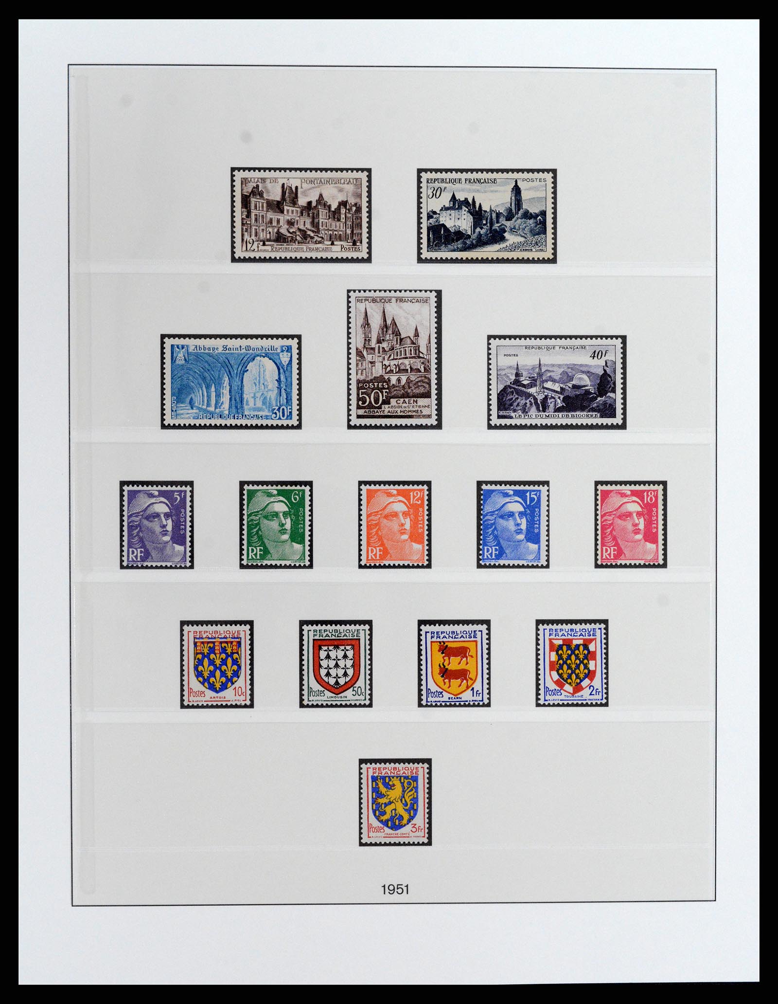 37647 020 - Postzegelverzameling 37647 Frankrijk 1945-20002.