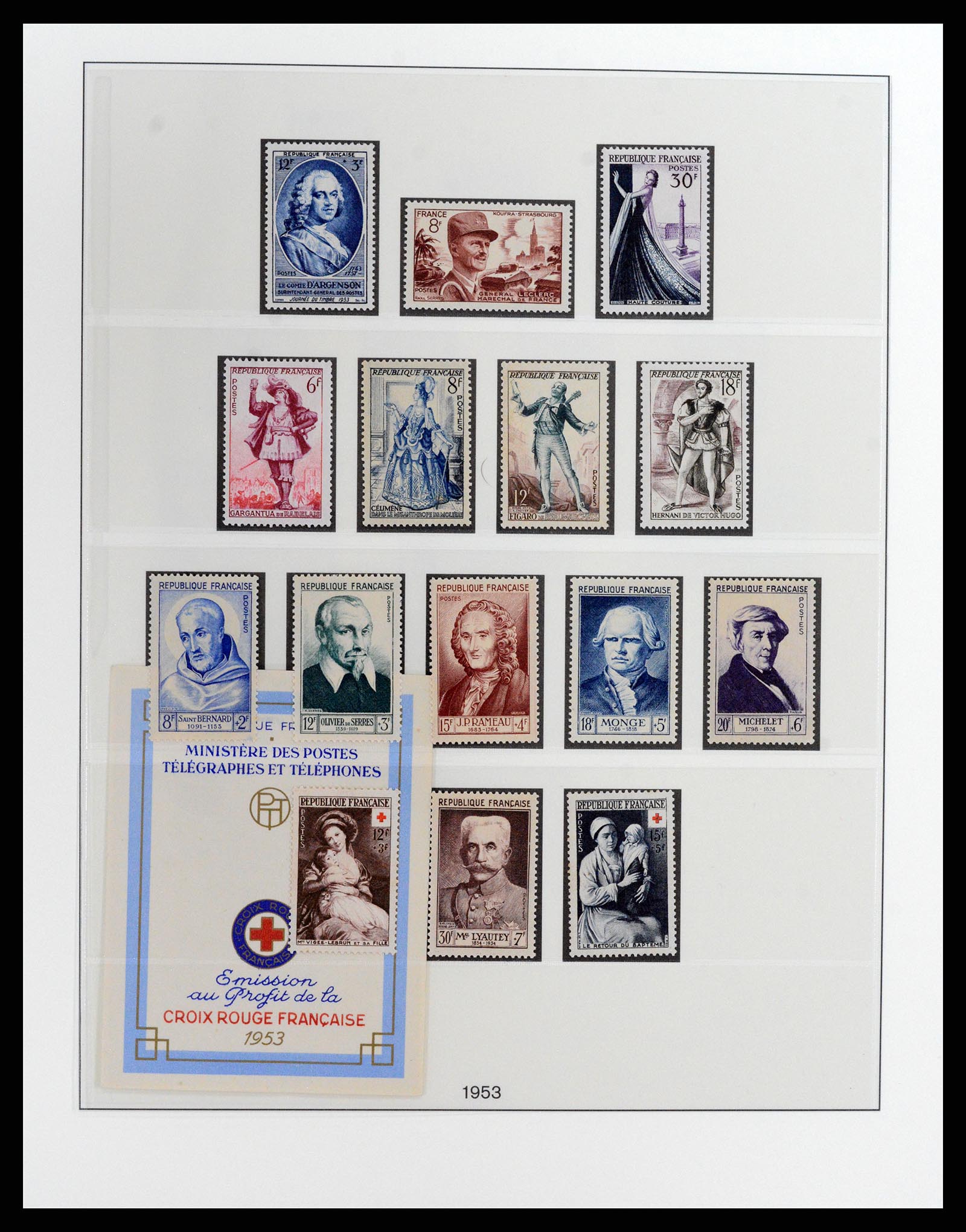 37647 025 - Postzegelverzameling 37647 Frankrijk 1945-20002.