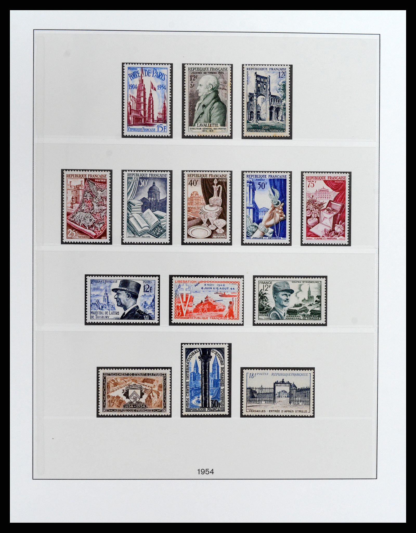 37647 027 - Postzegelverzameling 37647 Frankrijk 1945-20002.