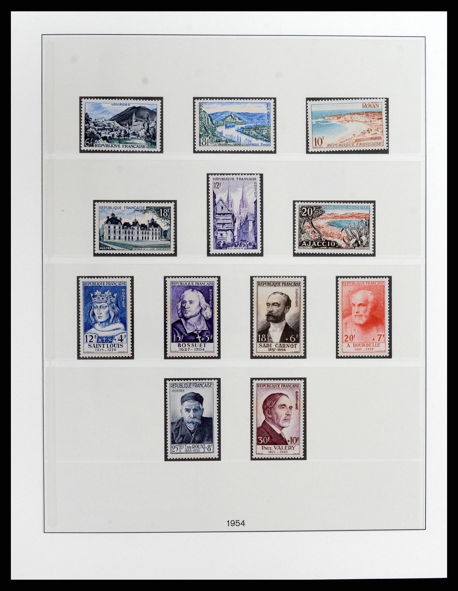 37647 028 - Postzegelverzameling 37647 Frankrijk 1945-20002.