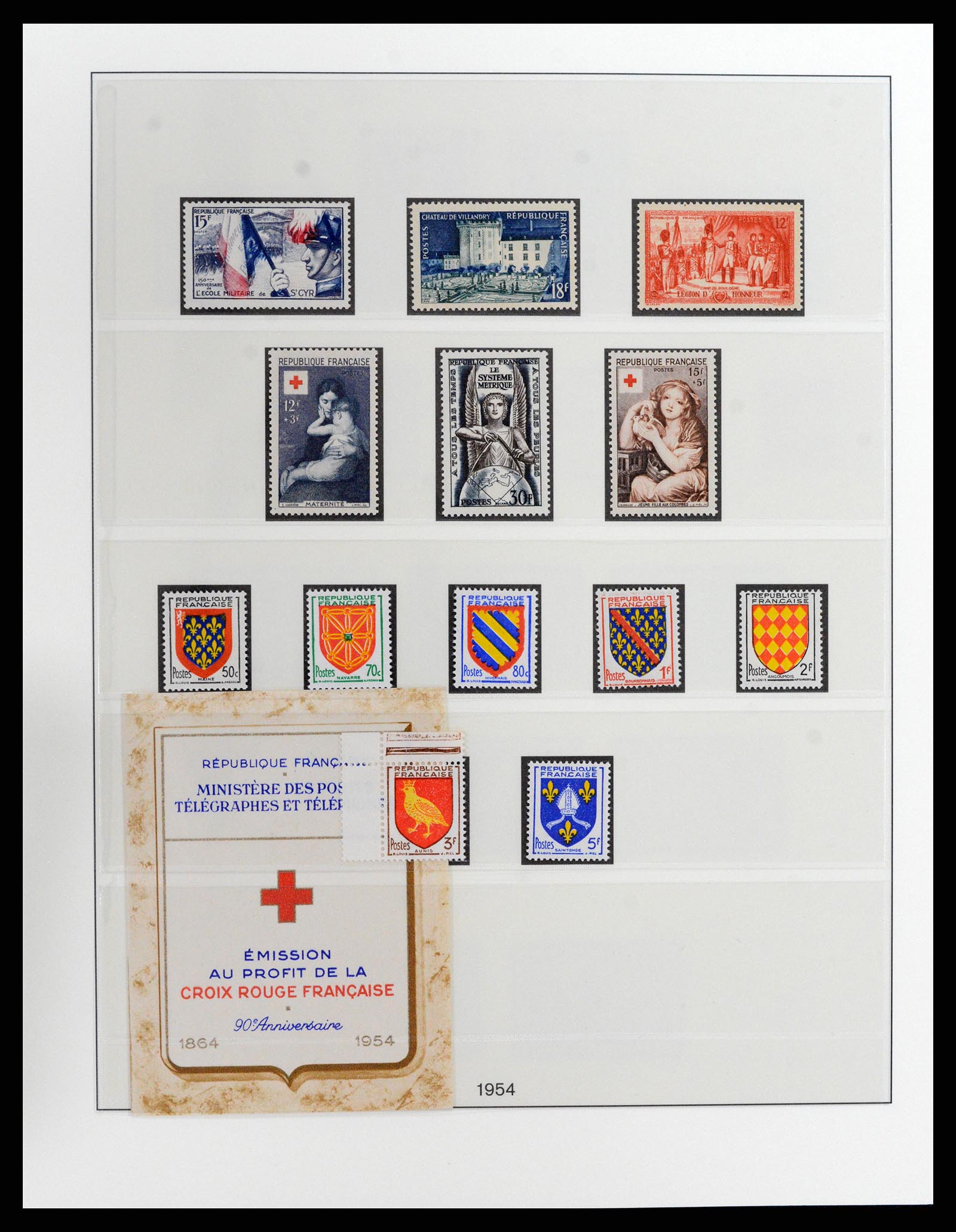 37647 029 - Postzegelverzameling 37647 Frankrijk 1945-20002.