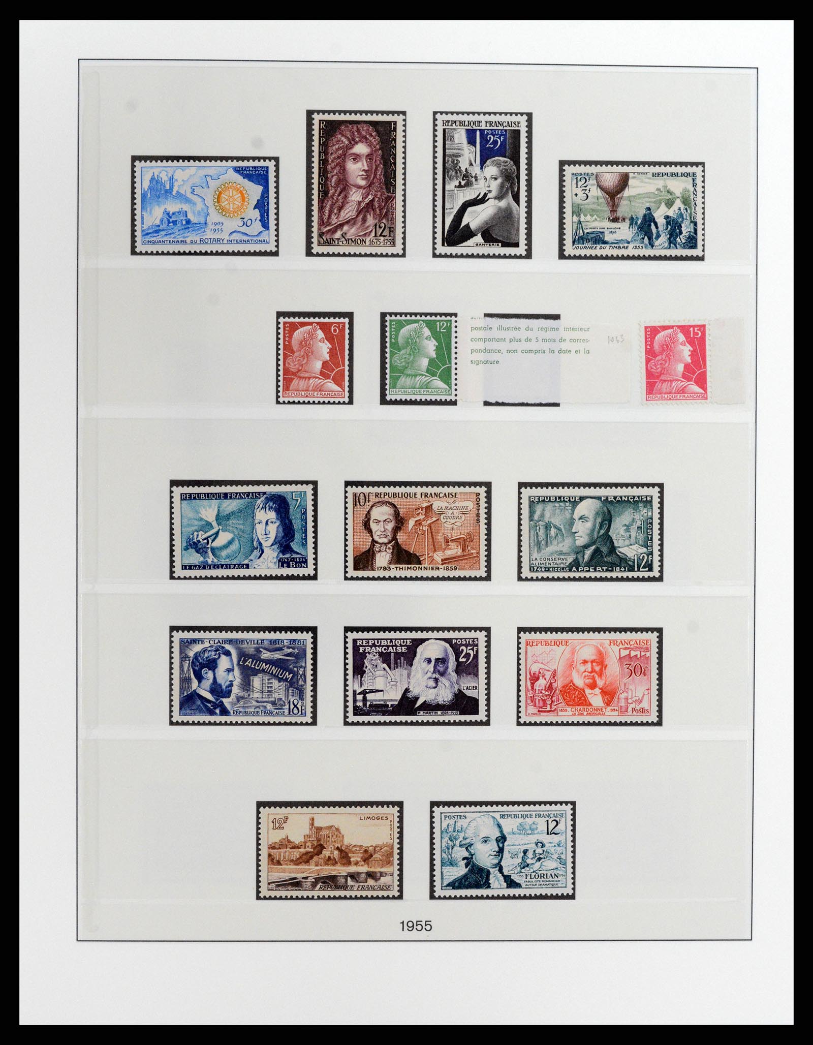 37647 030 - Postzegelverzameling 37647 Frankrijk 1945-20002.