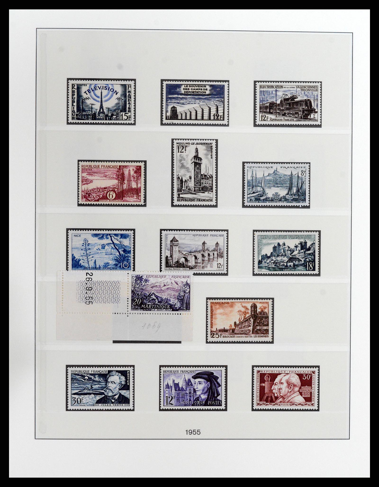 37647 031 - Postzegelverzameling 37647 Frankrijk 1945-20002.