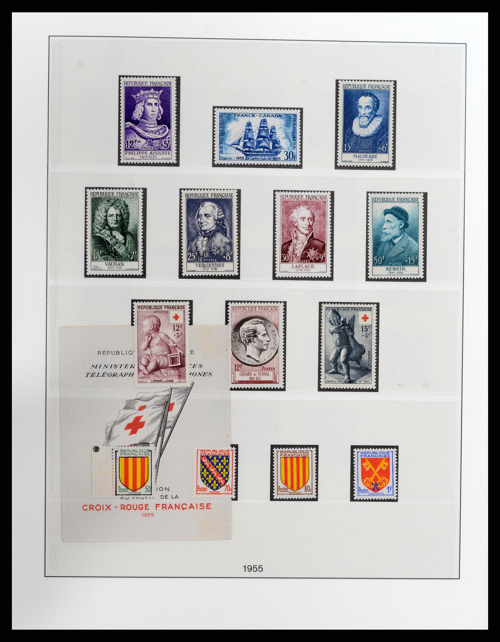 37647 032 - Postzegelverzameling 37647 Frankrijk 1945-20002.