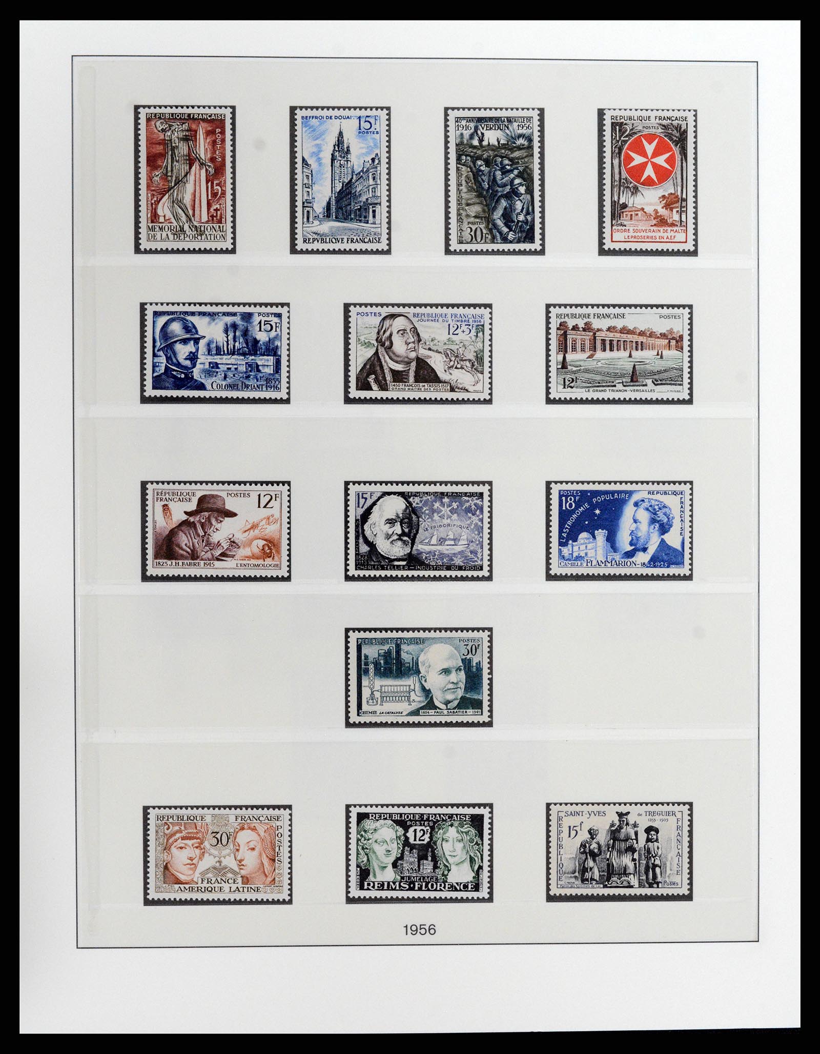37647 035 - Postzegelverzameling 37647 Frankrijk 1945-20002.