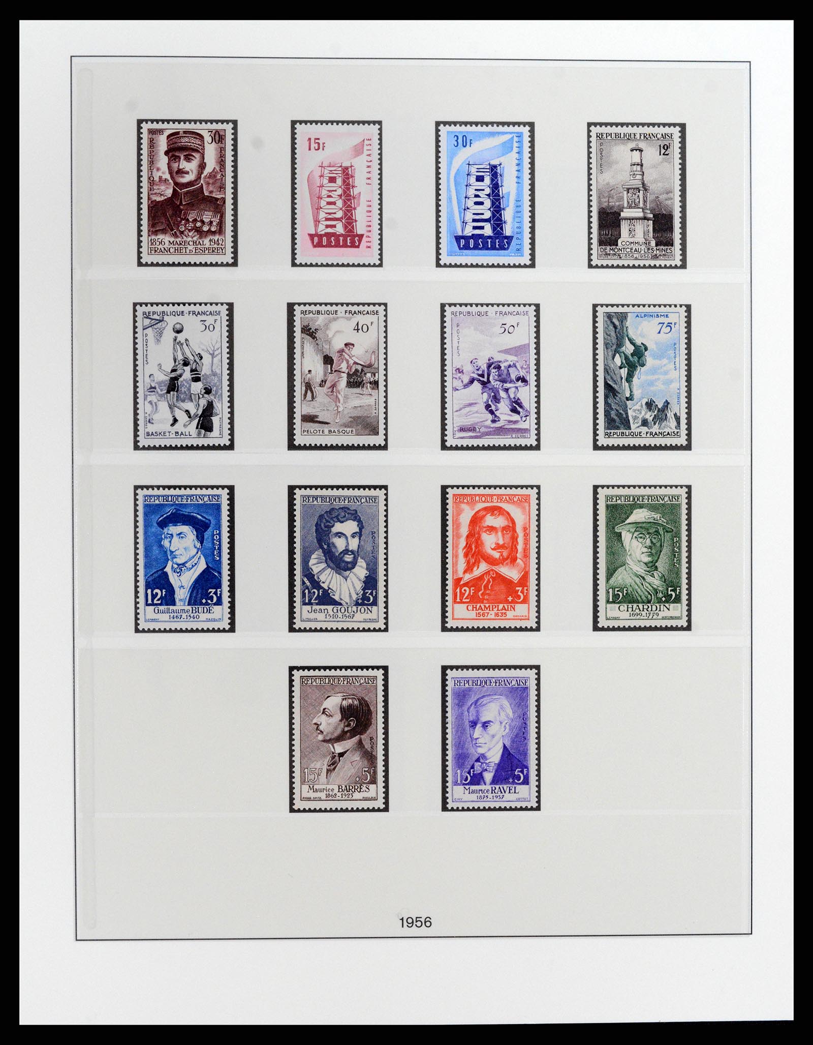 37647 036 - Postzegelverzameling 37647 Frankrijk 1945-20002.