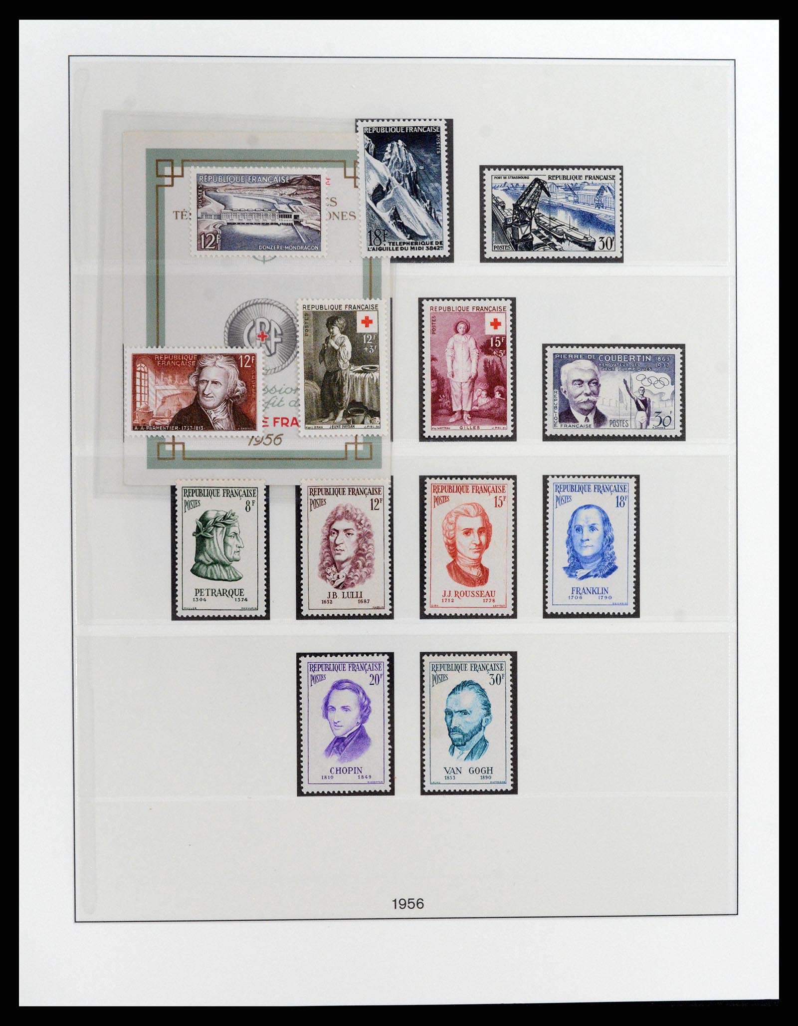 37647 037 - Postzegelverzameling 37647 Frankrijk 1945-20002.