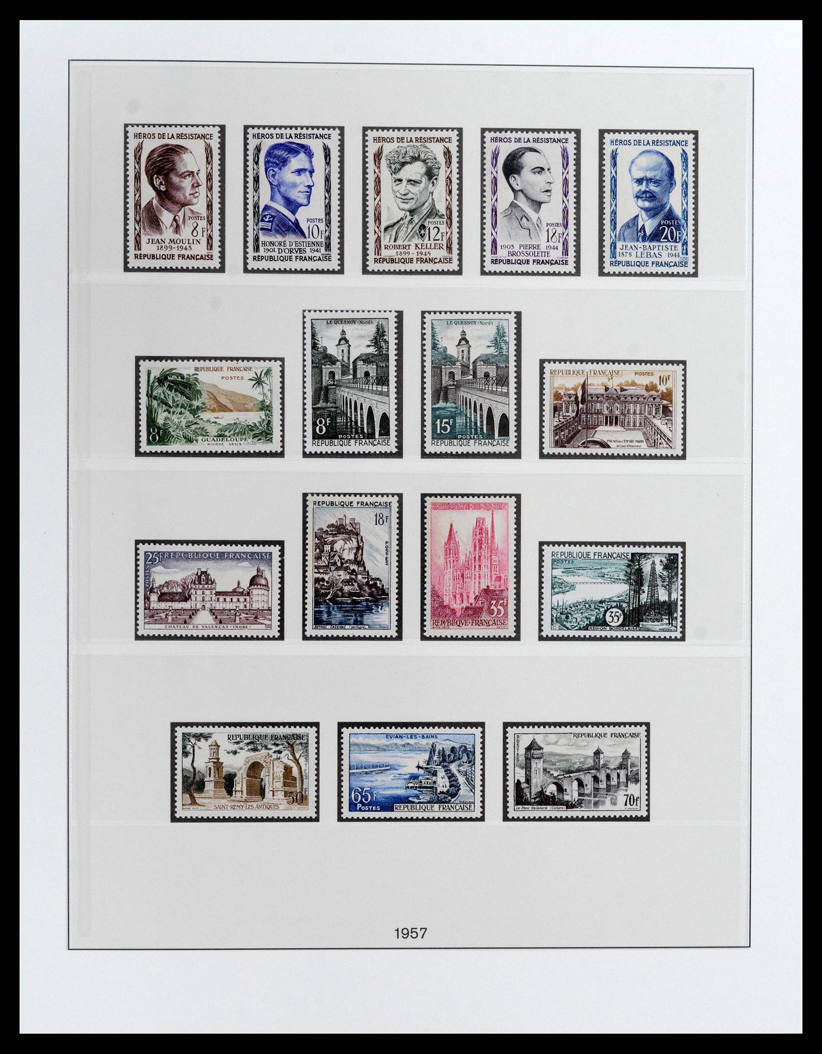 37647 039 - Postzegelverzameling 37647 Frankrijk 1945-20002.