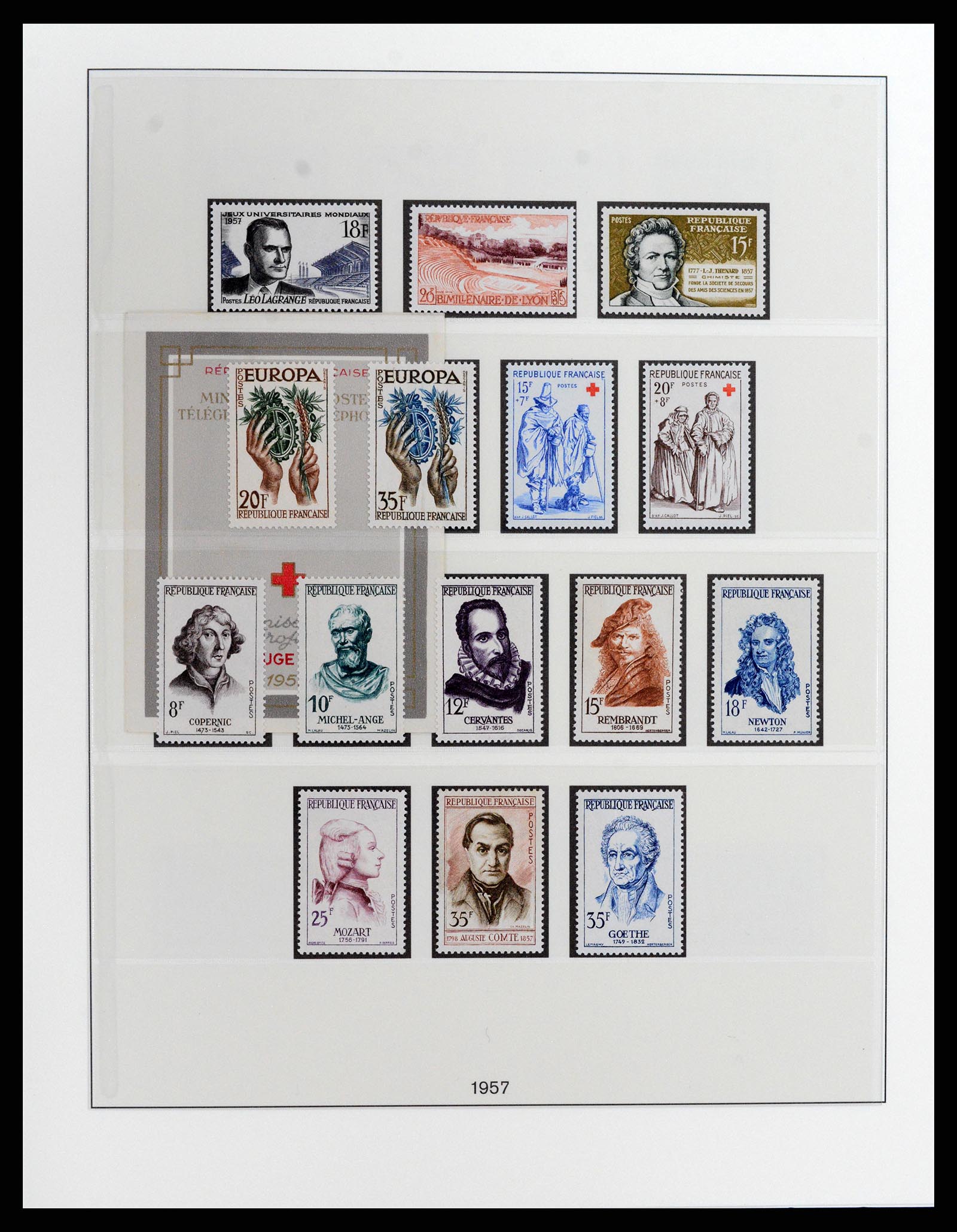 37647 041 - Postzegelverzameling 37647 Frankrijk 1945-20002.