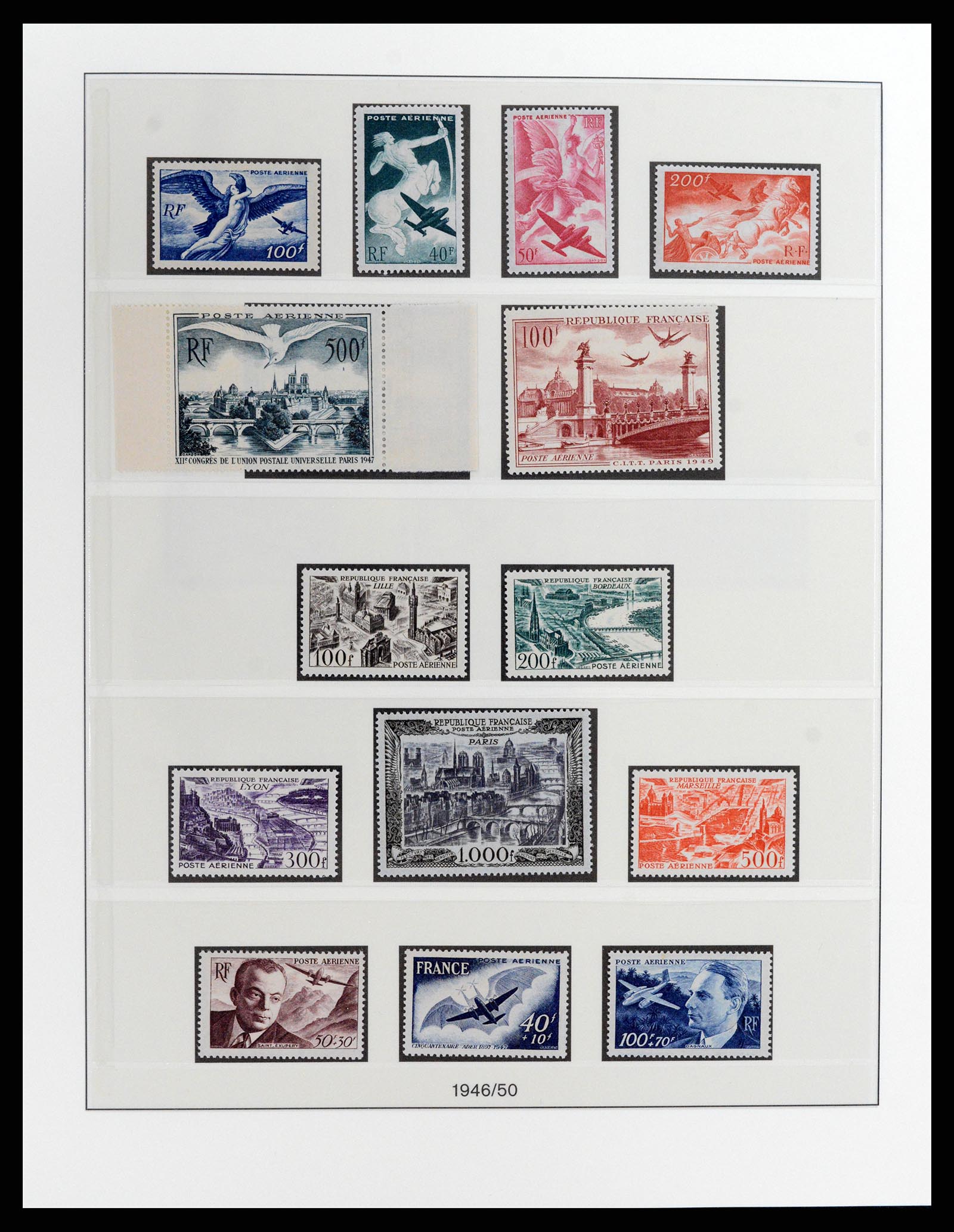 37647 048 - Postzegelverzameling 37647 Frankrijk 1945-20002.