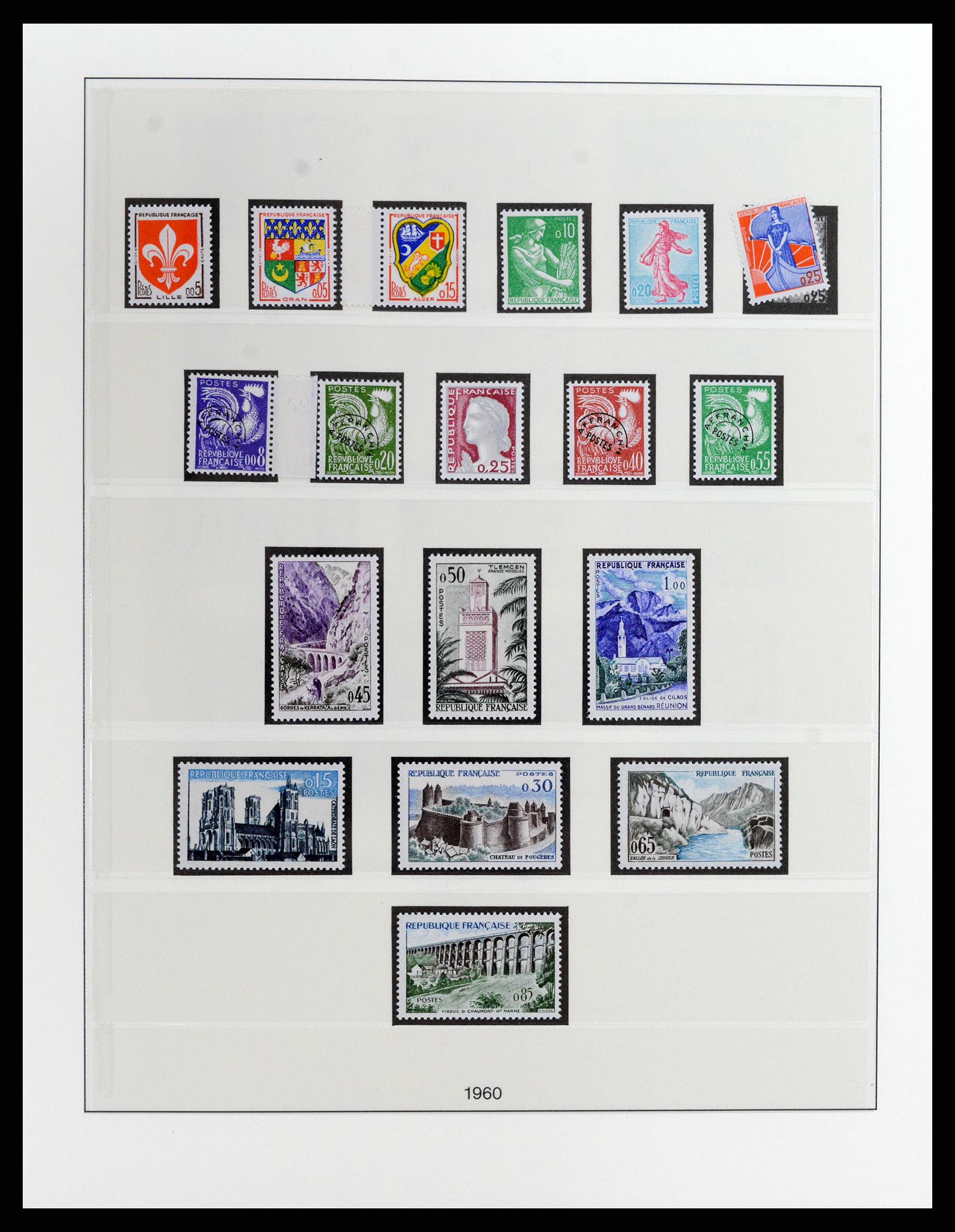 37647 050 - Postzegelverzameling 37647 Frankrijk 1945-20002.