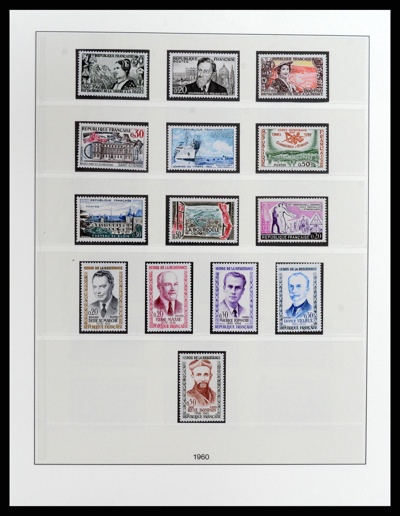 37647 051 - Postzegelverzameling 37647 Frankrijk 1945-20002.