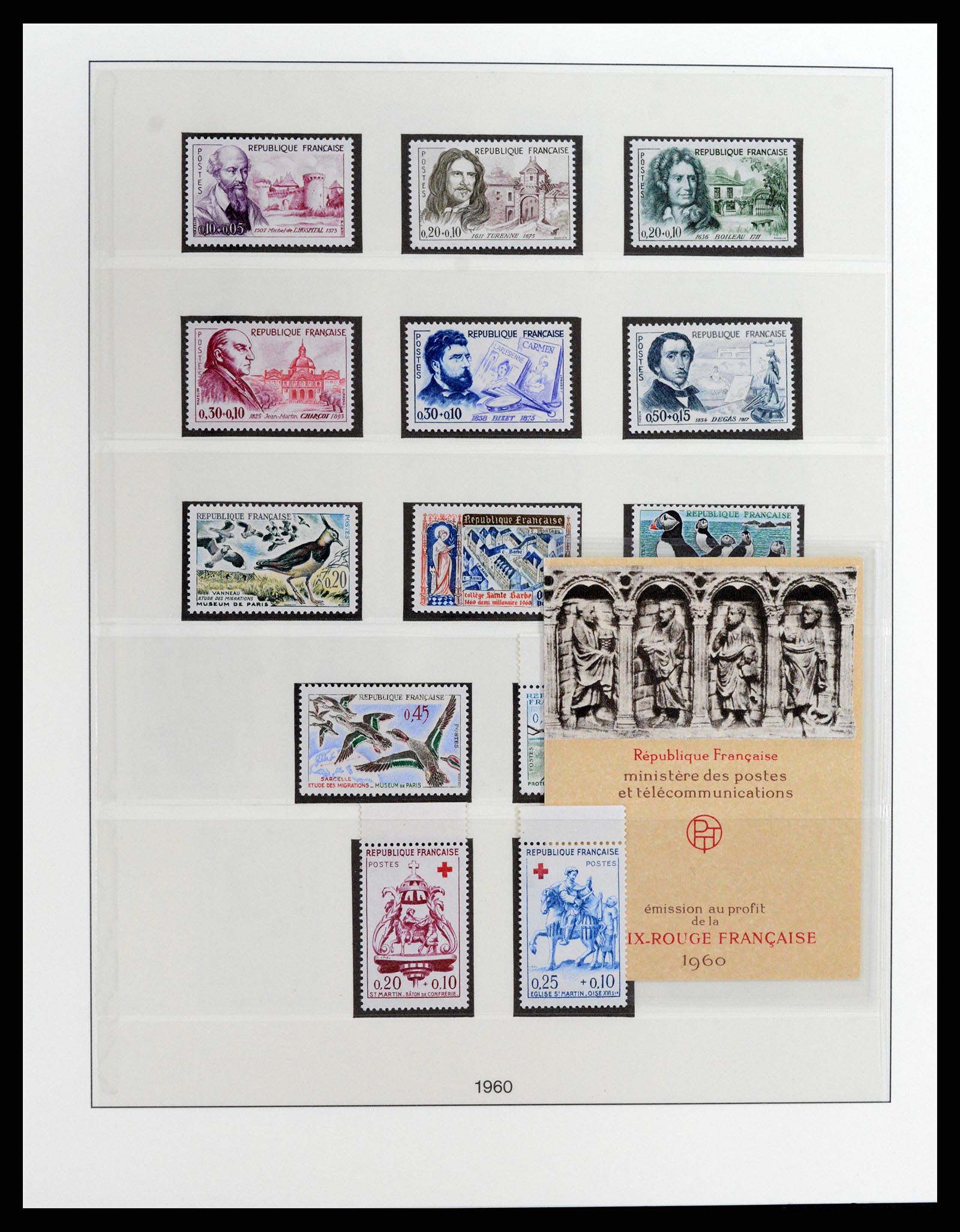 37647 053 - Postzegelverzameling 37647 Frankrijk 1945-20002.