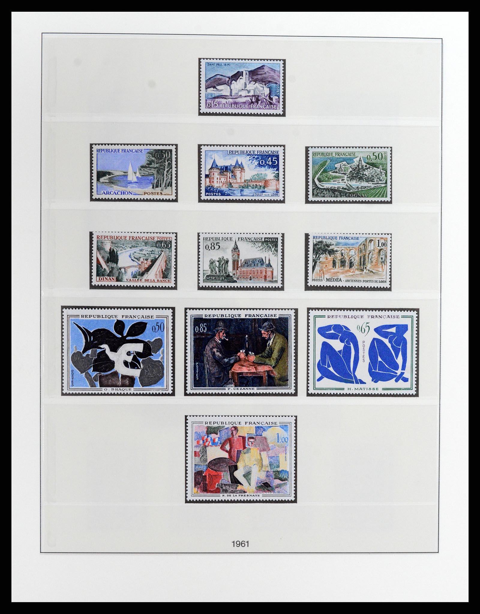 37647 056 - Postzegelverzameling 37647 Frankrijk 1945-20002.