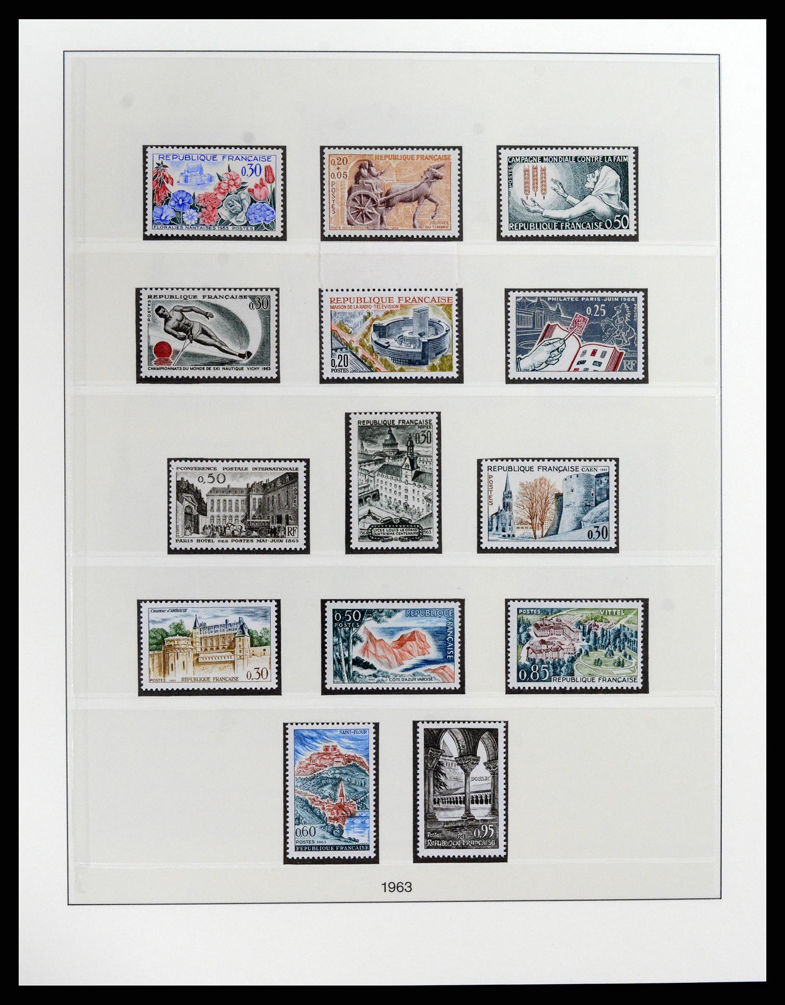 37647 061 - Postzegelverzameling 37647 Frankrijk 1945-20002.