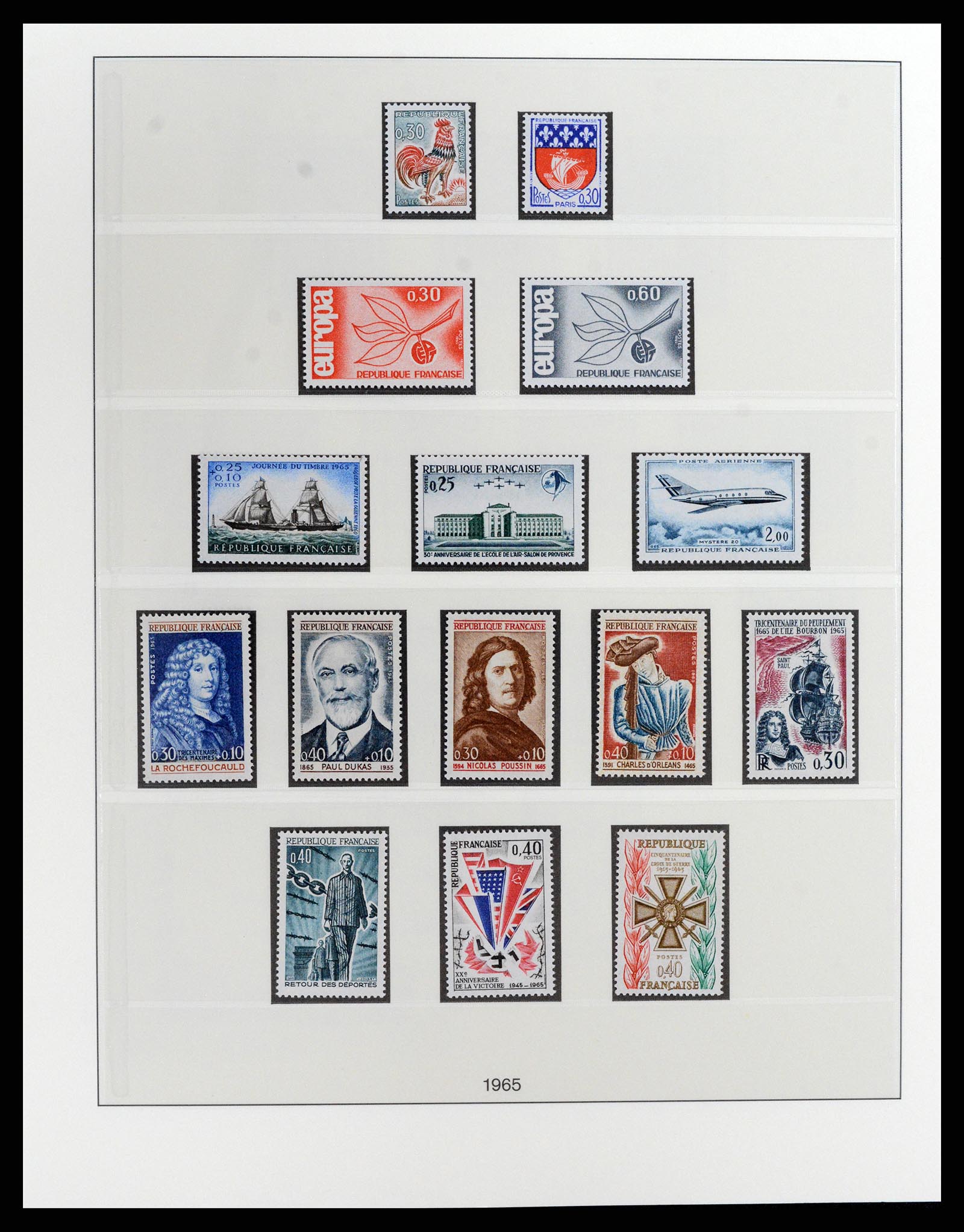 37647 067 - Postzegelverzameling 37647 Frankrijk 1945-20002.