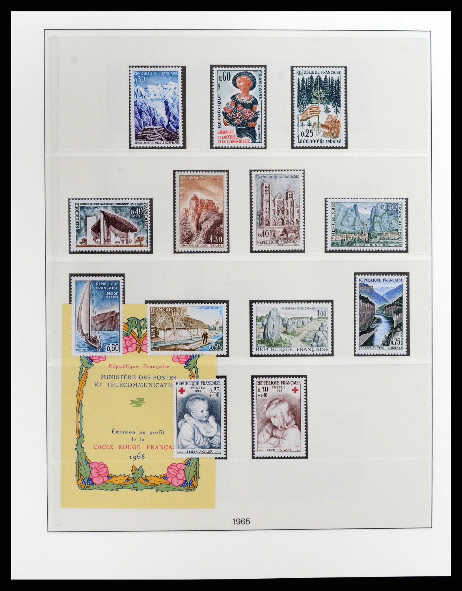 37647 068 - Postzegelverzameling 37647 Frankrijk 1945-20002.