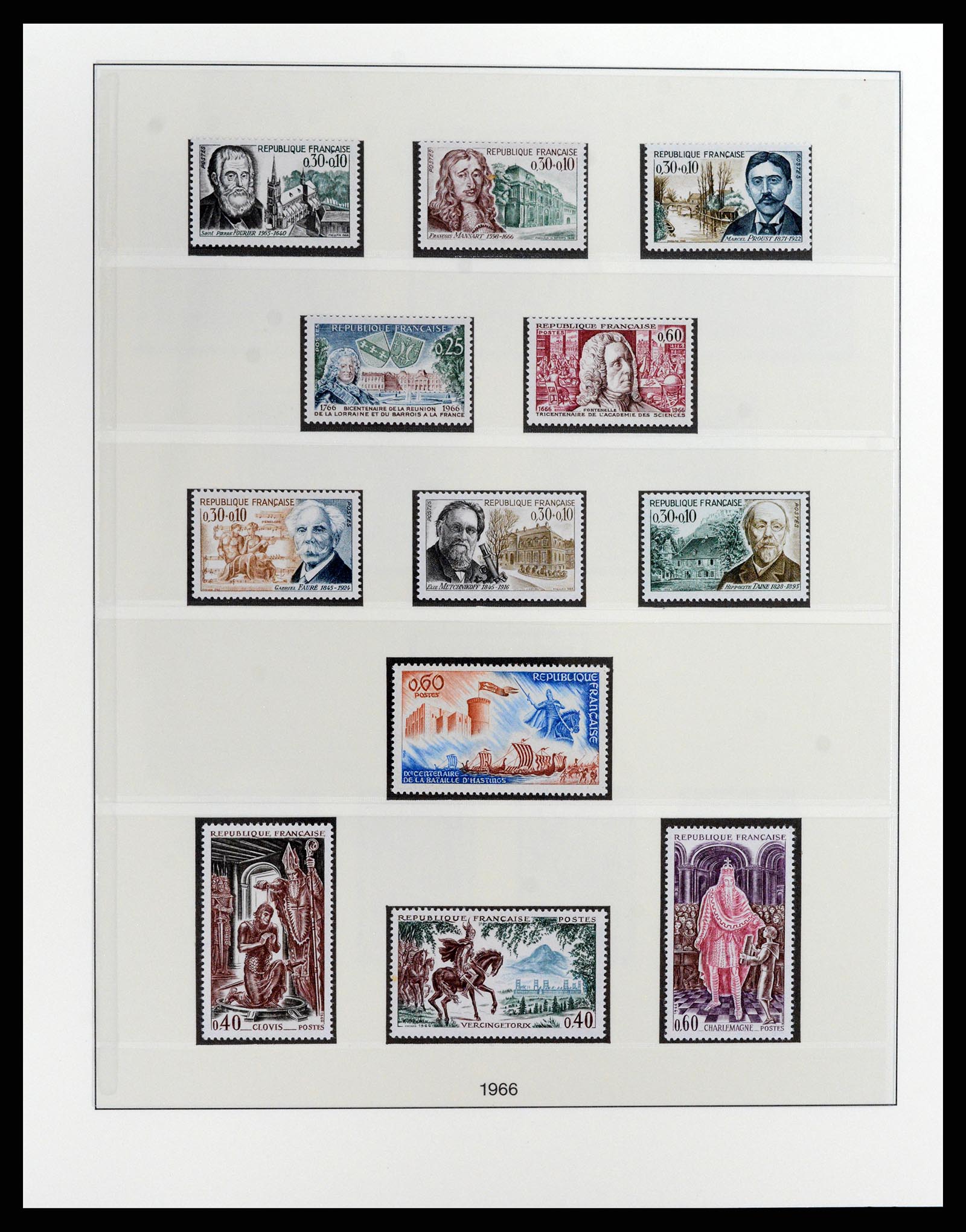 37647 071 - Postzegelverzameling 37647 Frankrijk 1945-20002.