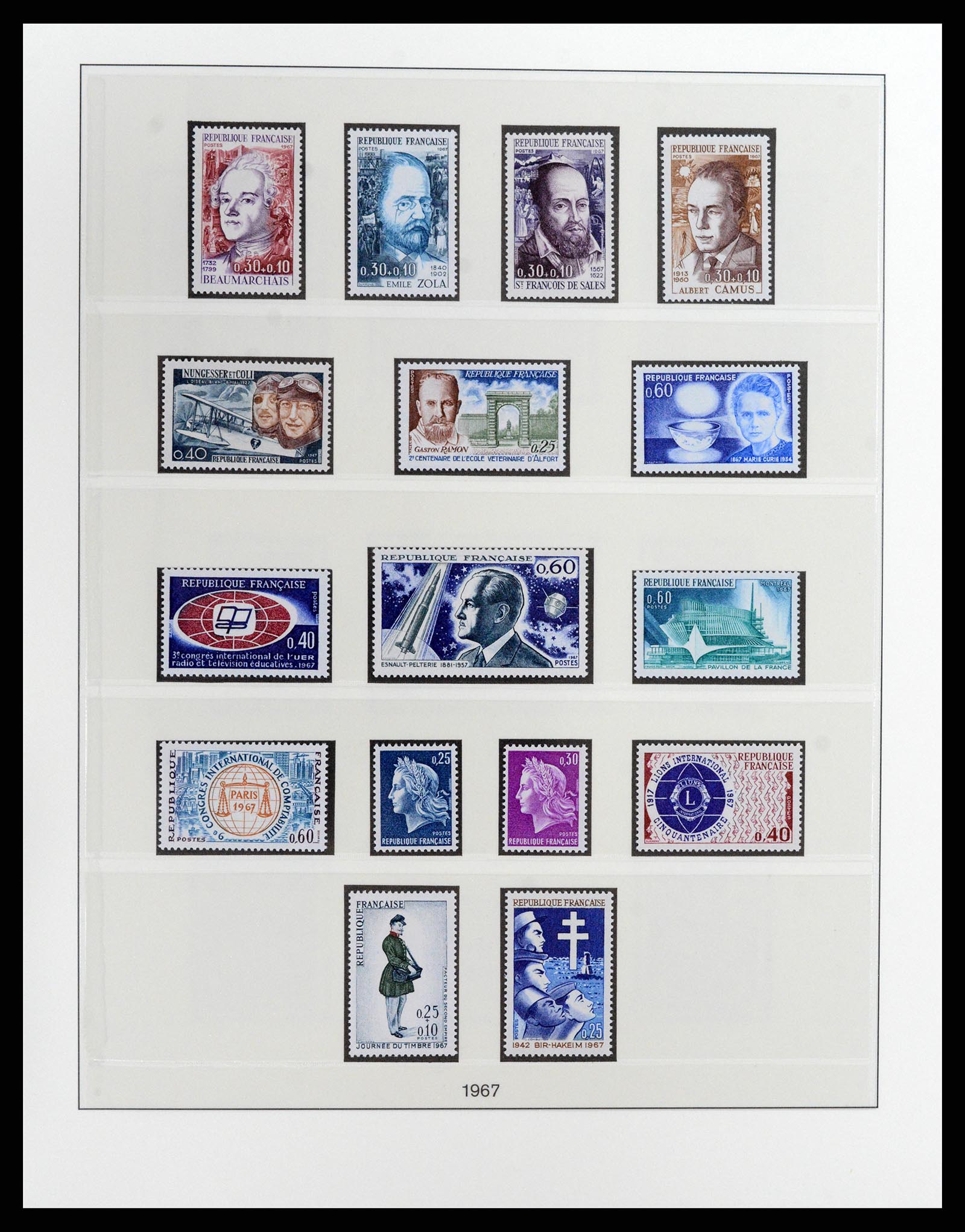 37647 073 - Postzegelverzameling 37647 Frankrijk 1945-20002.
