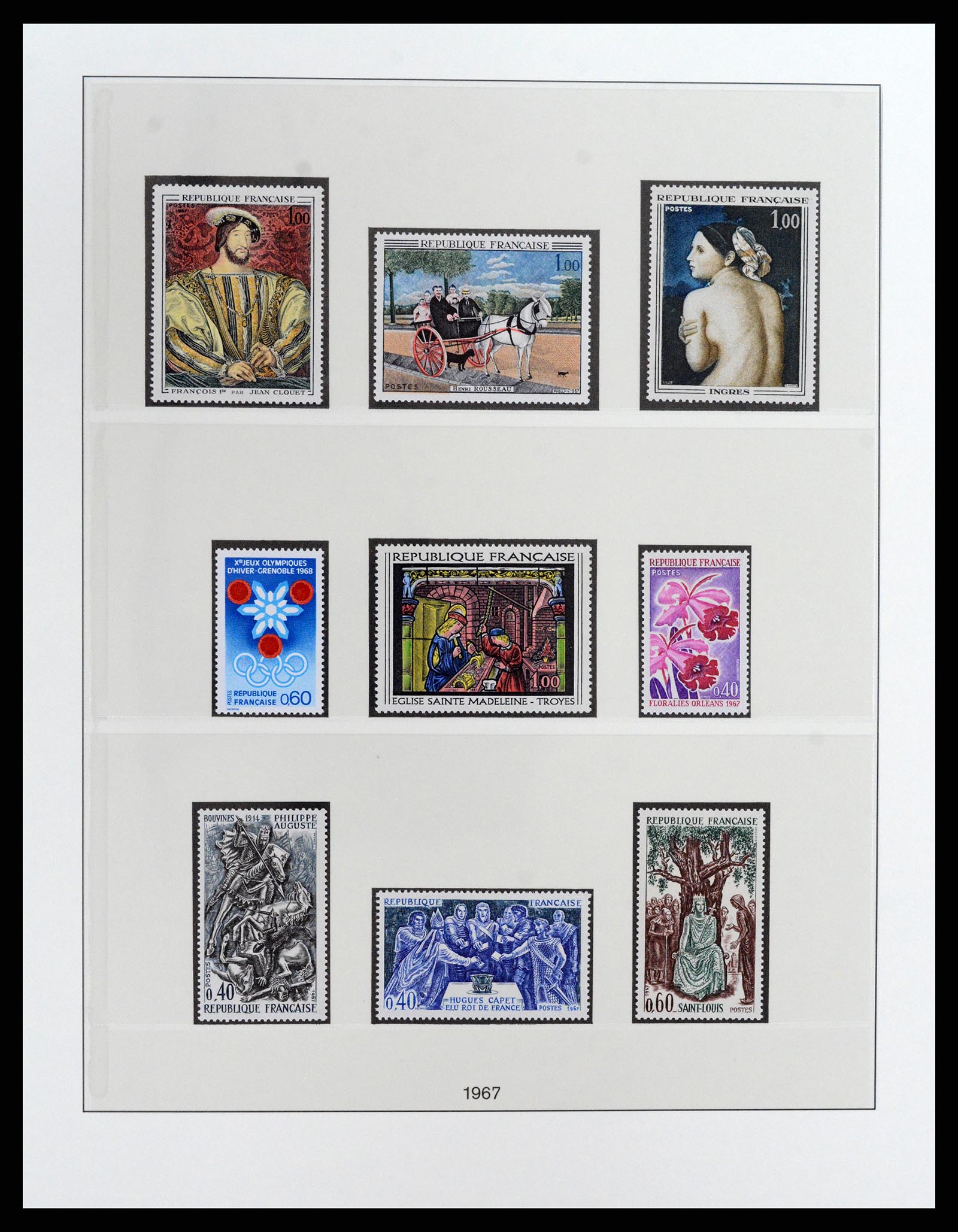37647 074 - Postzegelverzameling 37647 Frankrijk 1945-20002.