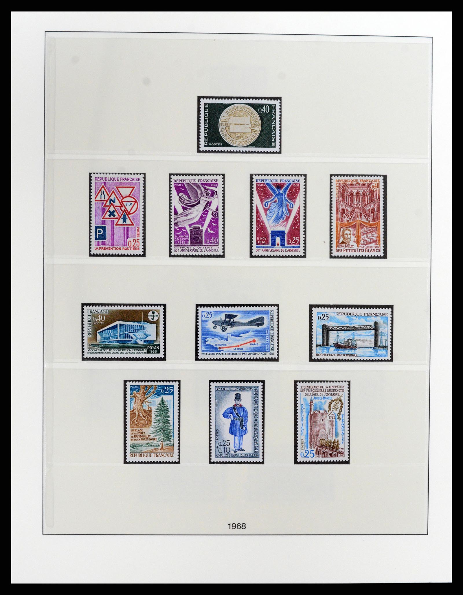 37647 076 - Postzegelverzameling 37647 Frankrijk 1945-20002.
