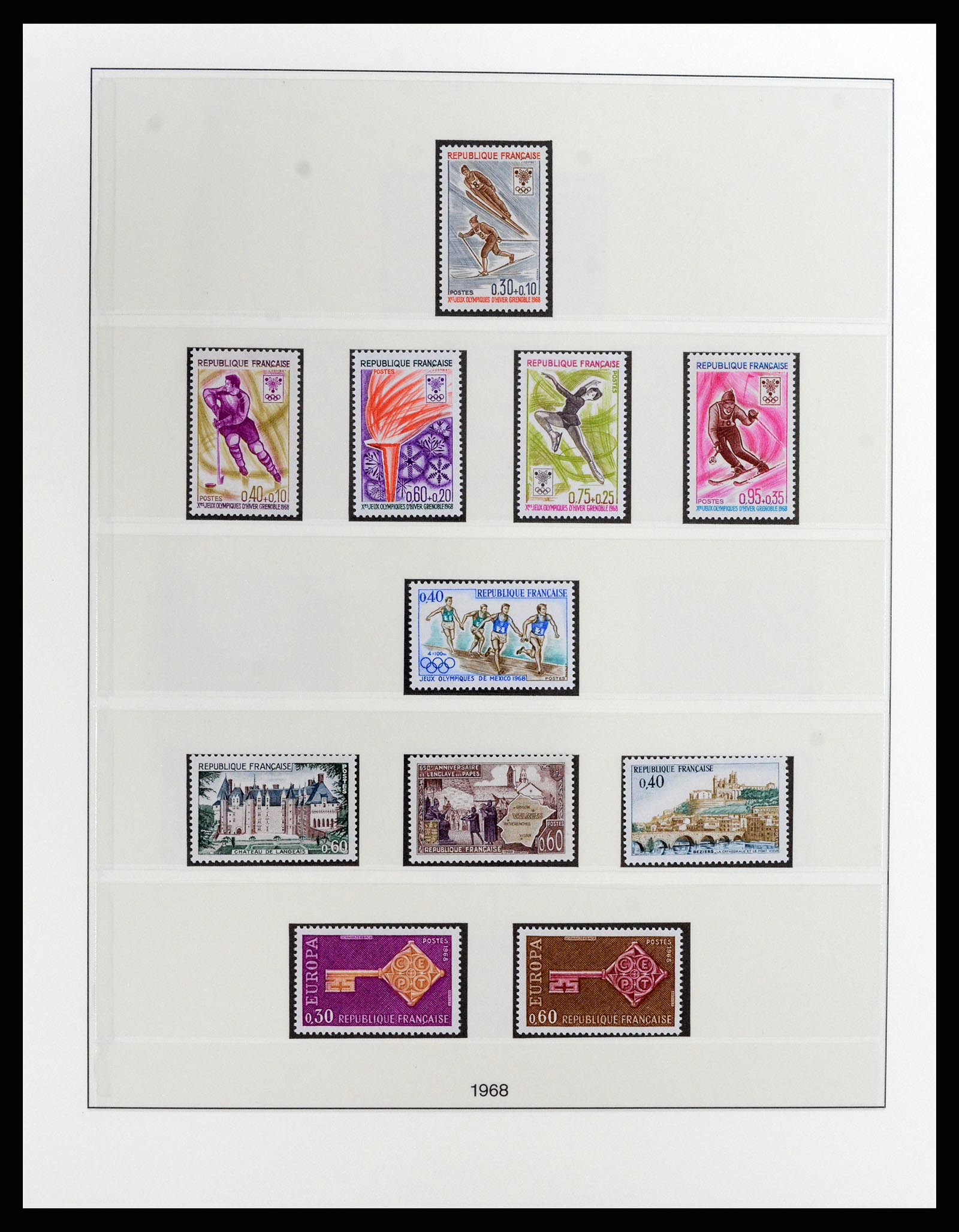 37647 077 - Postzegelverzameling 37647 Frankrijk 1945-20002.