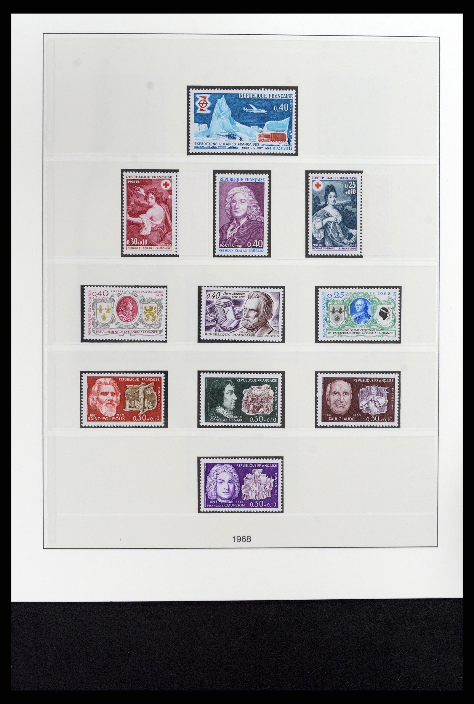 37647 078 - Postzegelverzameling 37647 Frankrijk 1945-20002.