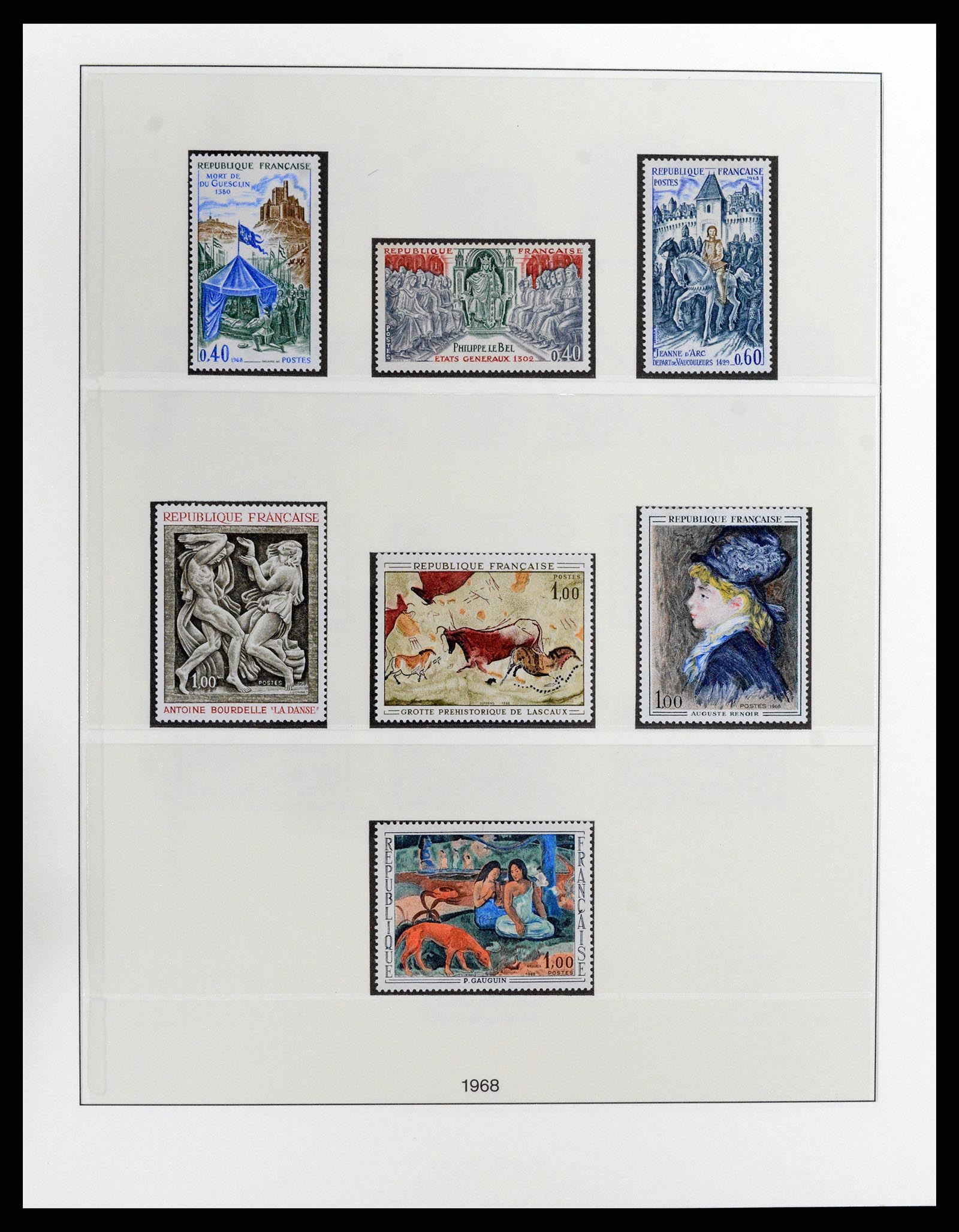 37647 079 - Postzegelverzameling 37647 Frankrijk 1945-20002.